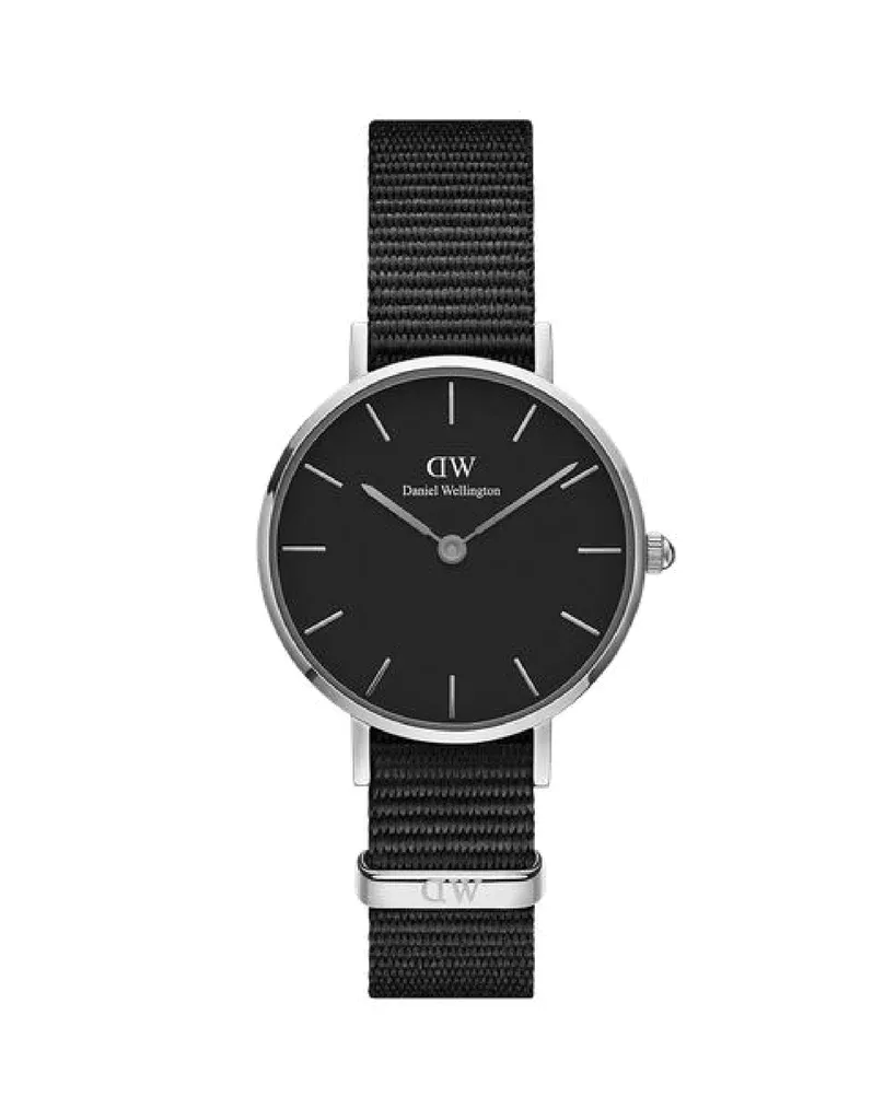 Orologio Donna Daniel Wellington Petite Cornwall al Quarzo con Quadrante Nero 28 mm