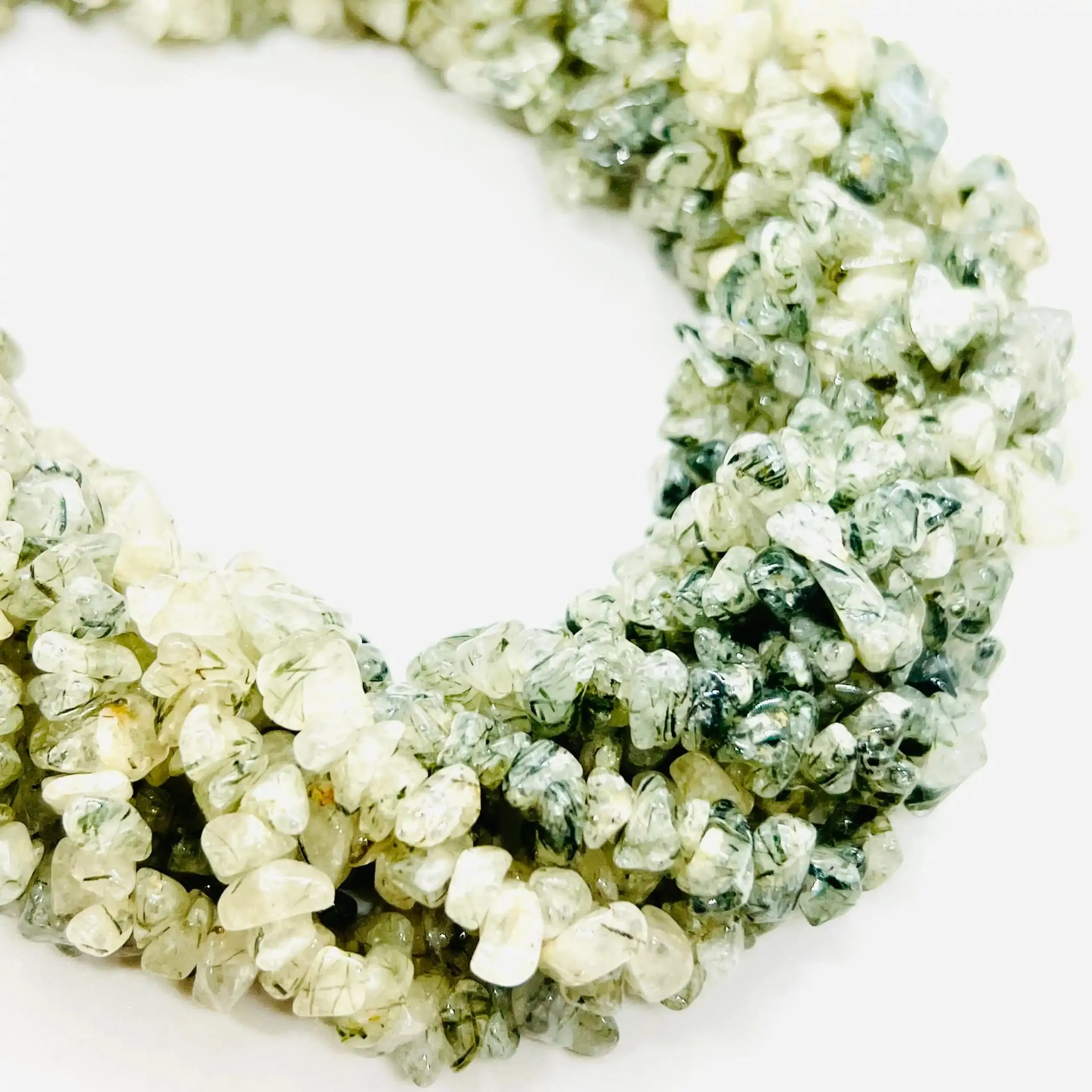 filo di agata chips mini 5 mm x 4 mm colore naturale fumé