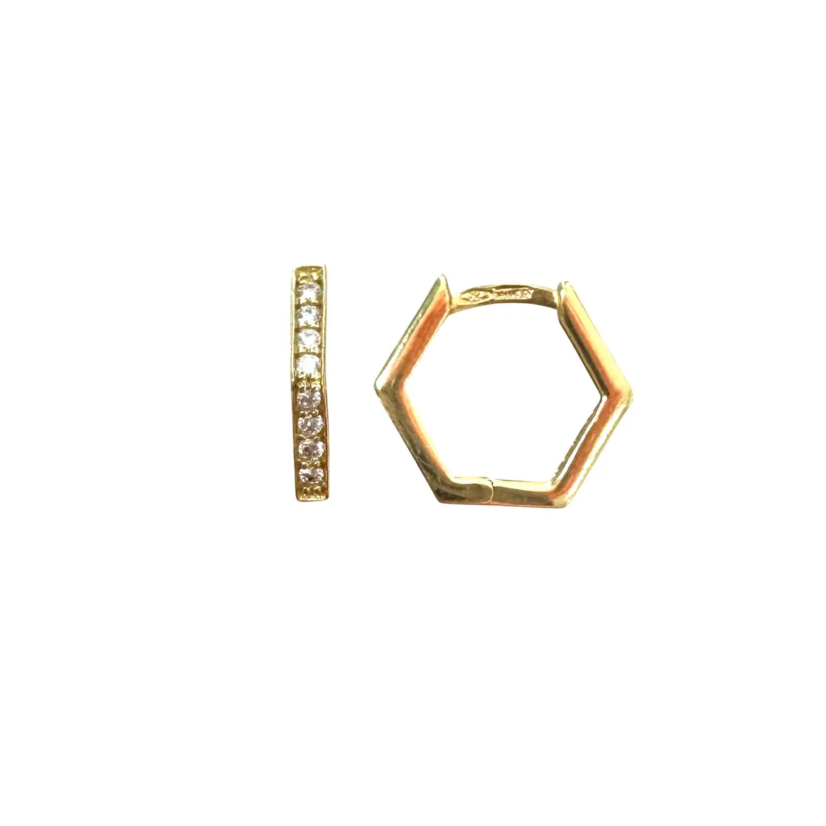 ORECCHINI AD ESAGONO