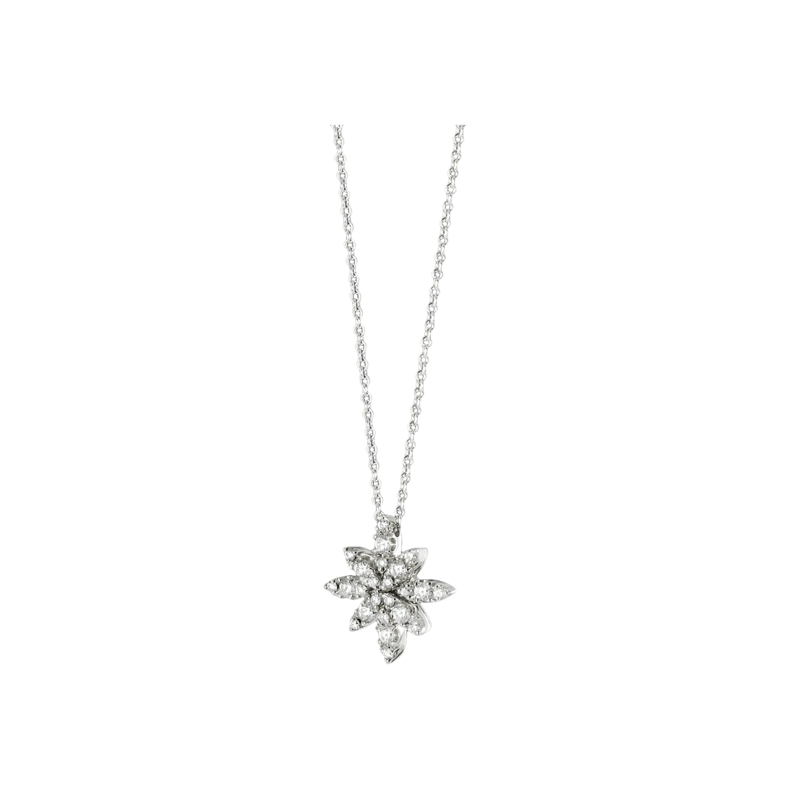 COLLANA GHIRLANDA CLASSICS IN ORO BIANCO CON DIAMANTI - 11553B - 11553B