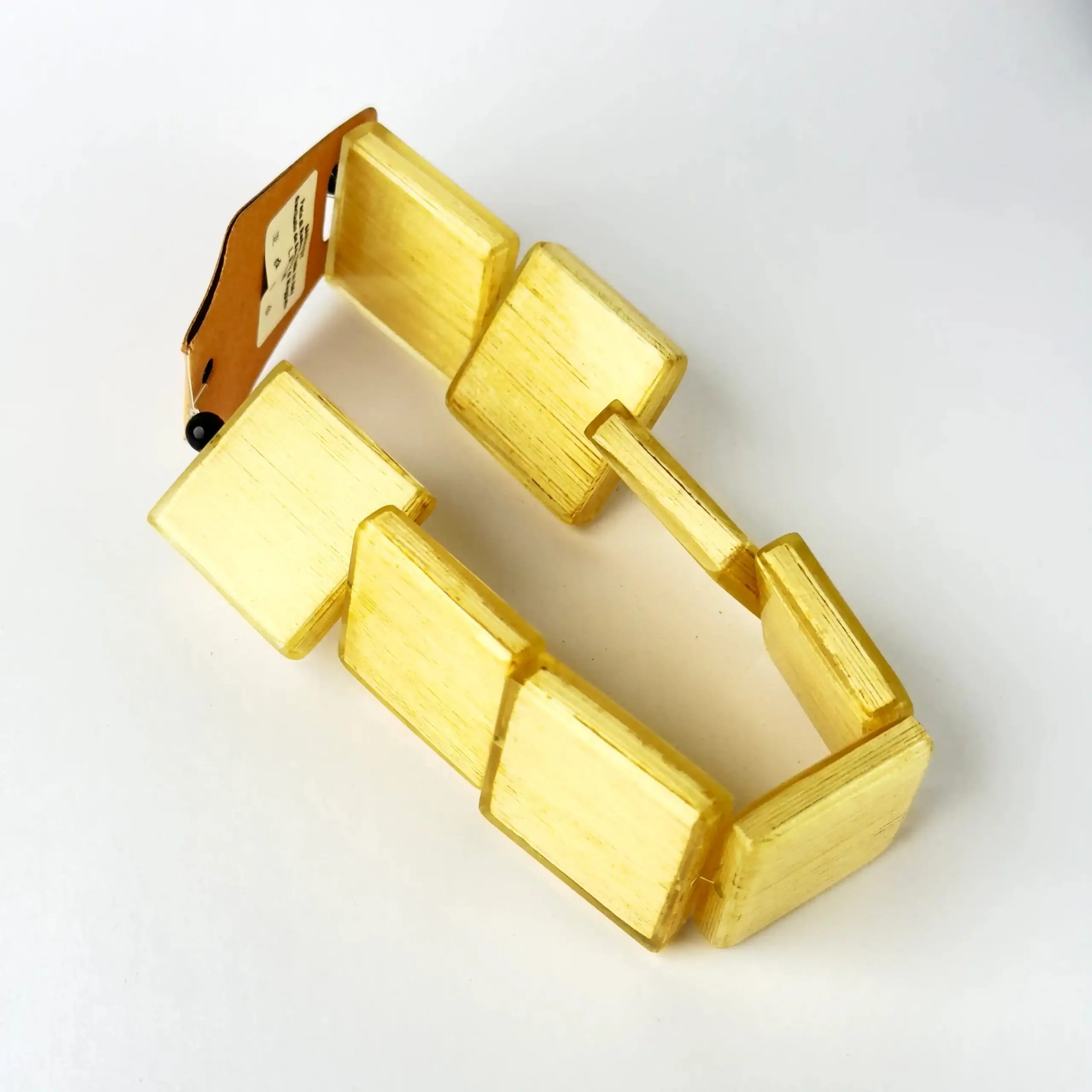 Perle in Resina Quadrato Panna - 30 mm