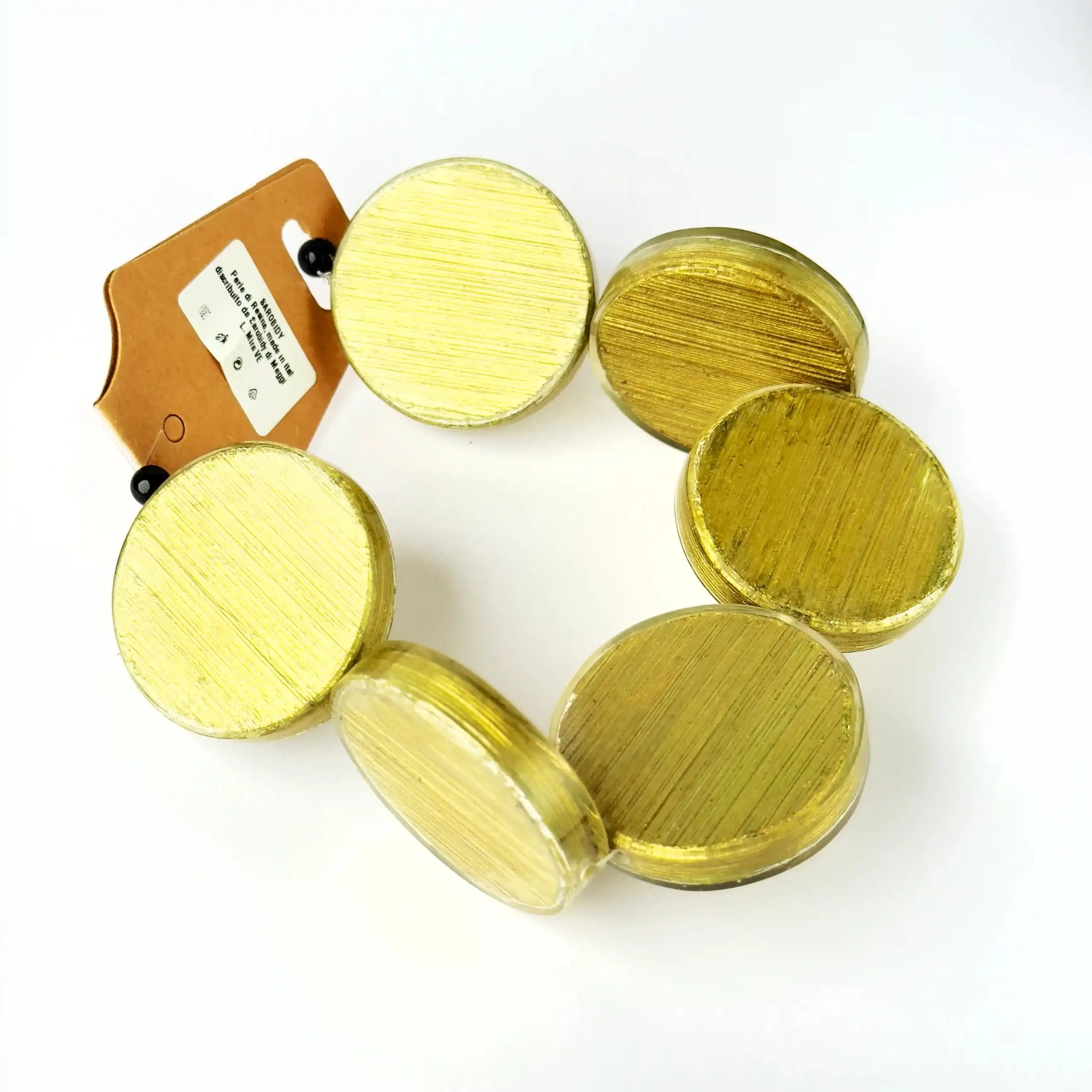 Perle in Resina Tondo Verde - 40 mm