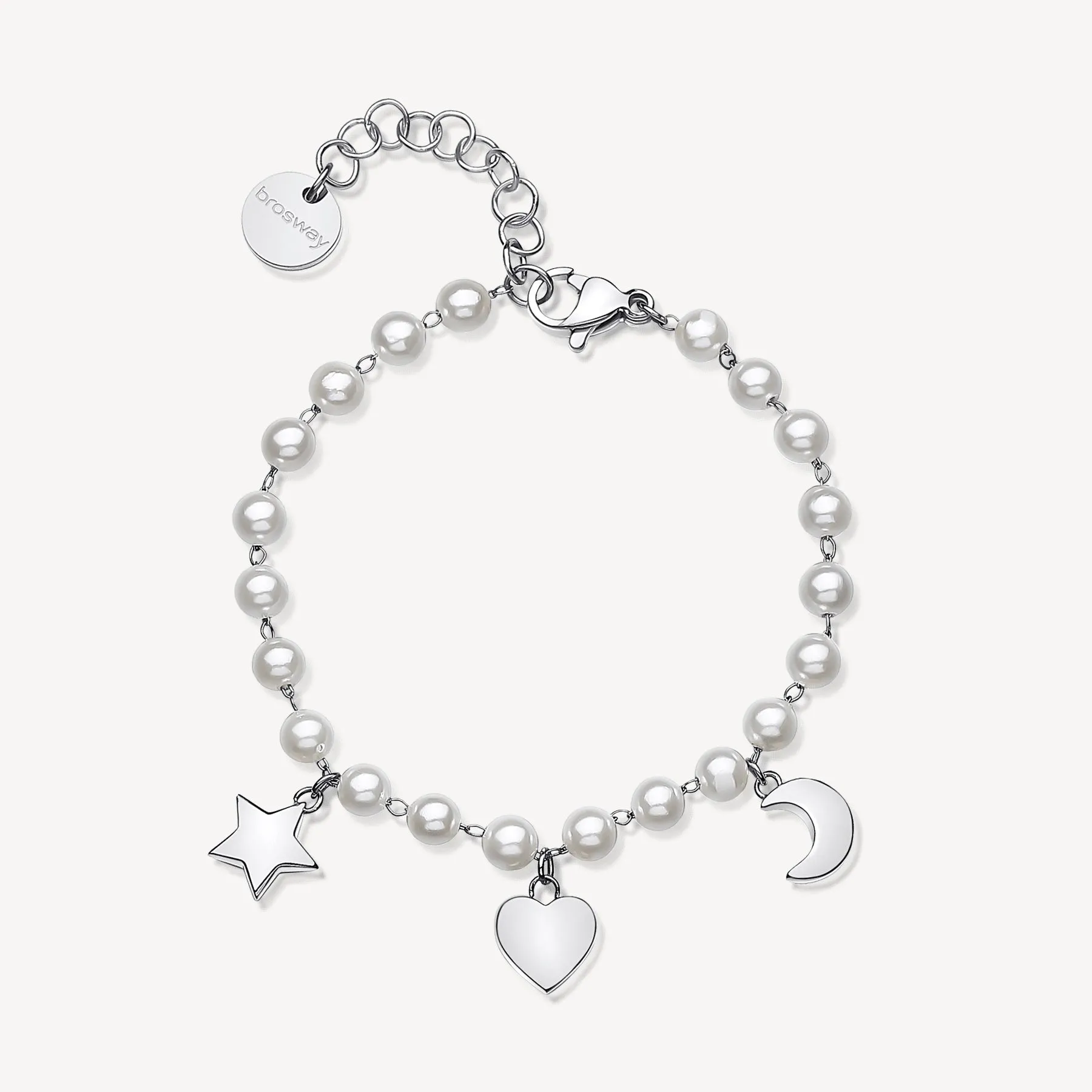 Bracciale Brosway Donna CHANT Luna,cuore e Stella