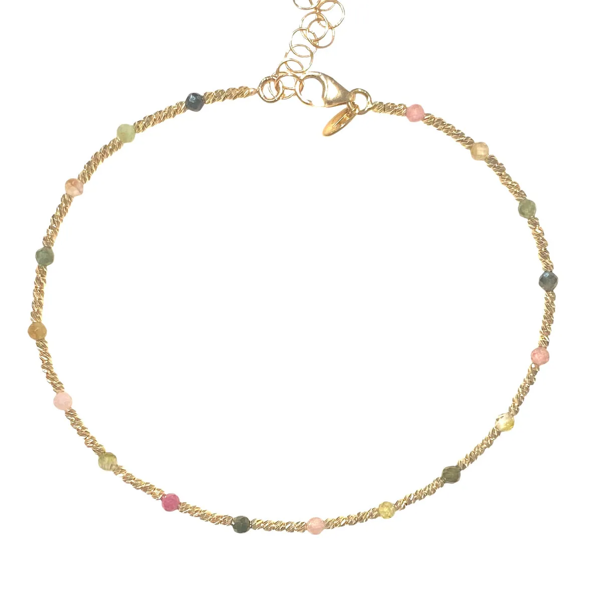 BRACCIALE PALLINO CON TORMALINE