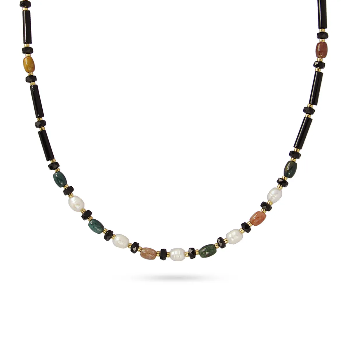 Collana Donna Anartxy black Stones