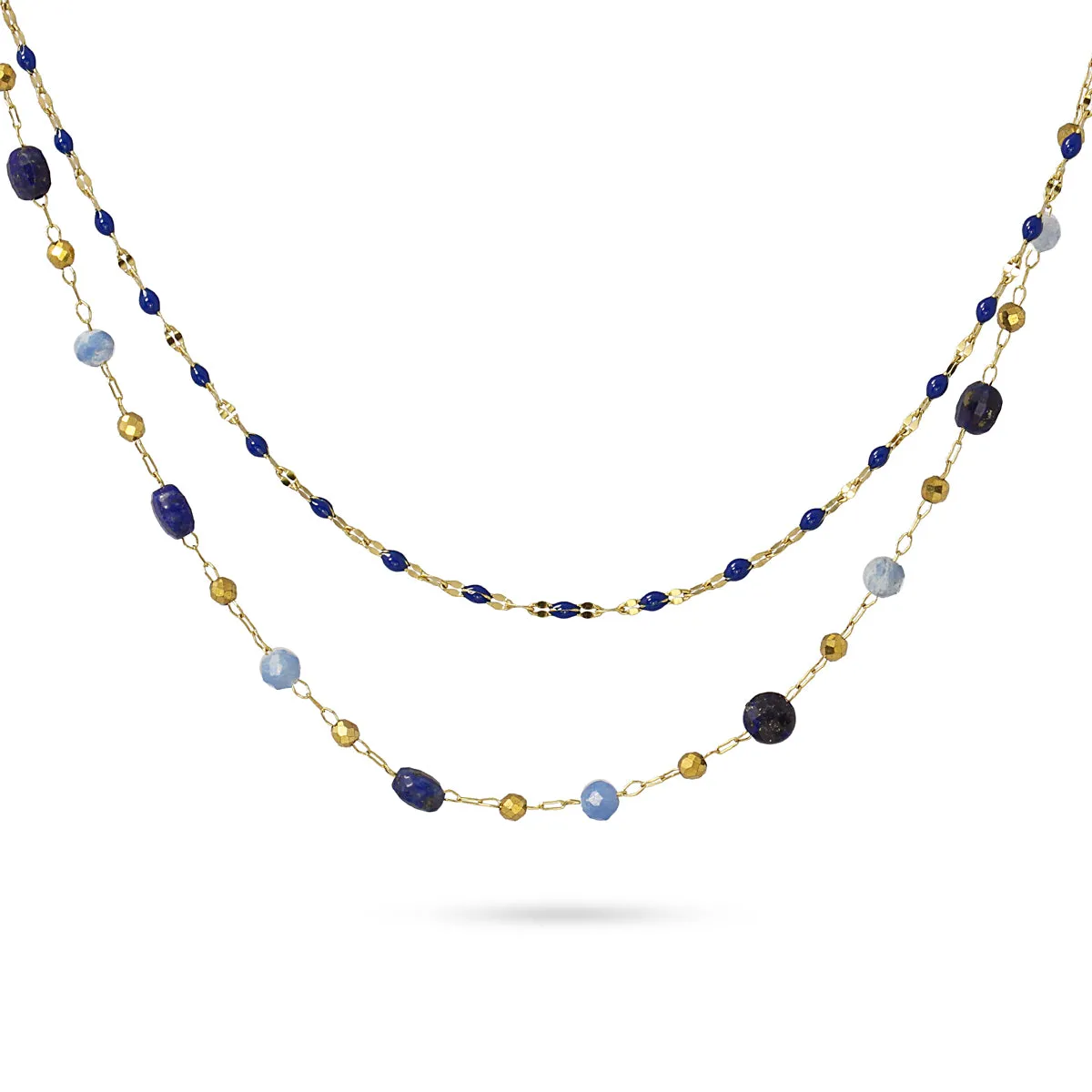Collana Donna Anartxy blu Etiopia