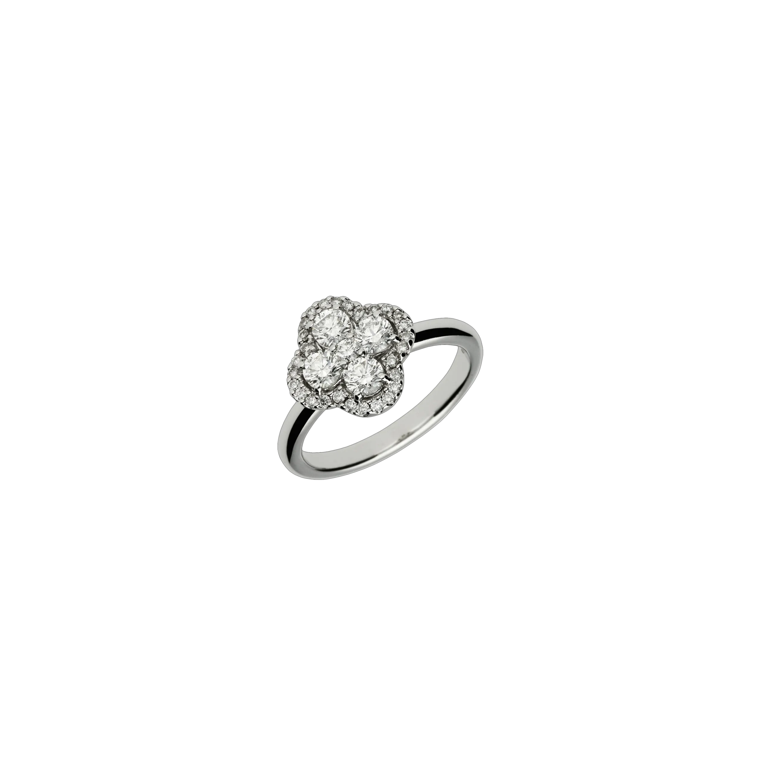 ANELLO IN ORO BIANCO E DIAMANTI - 41733754