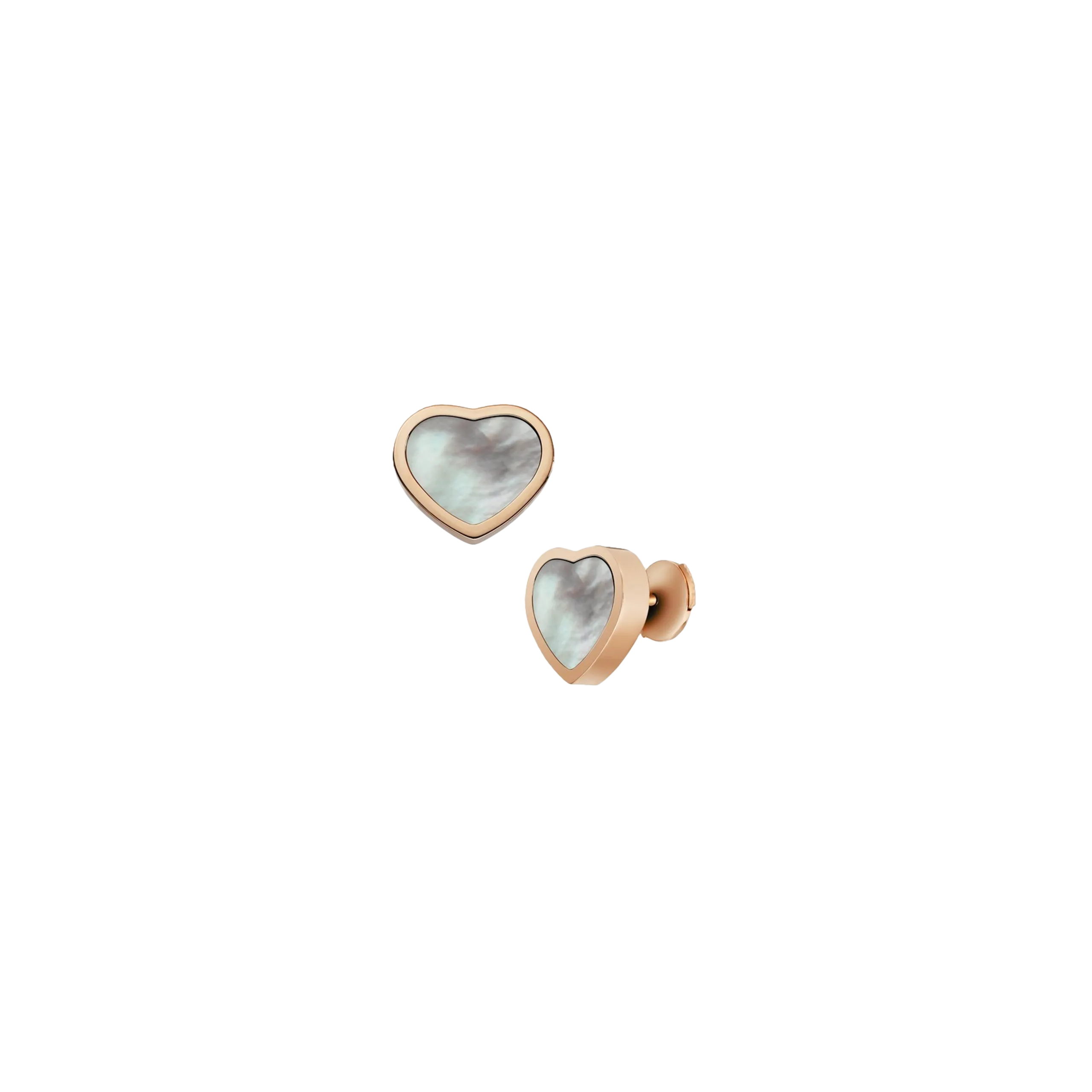 CHOPARD - ORECCHINI HAPPY DIAMONDS IN ORO ROSA E MADREPERLA - 839482-5301