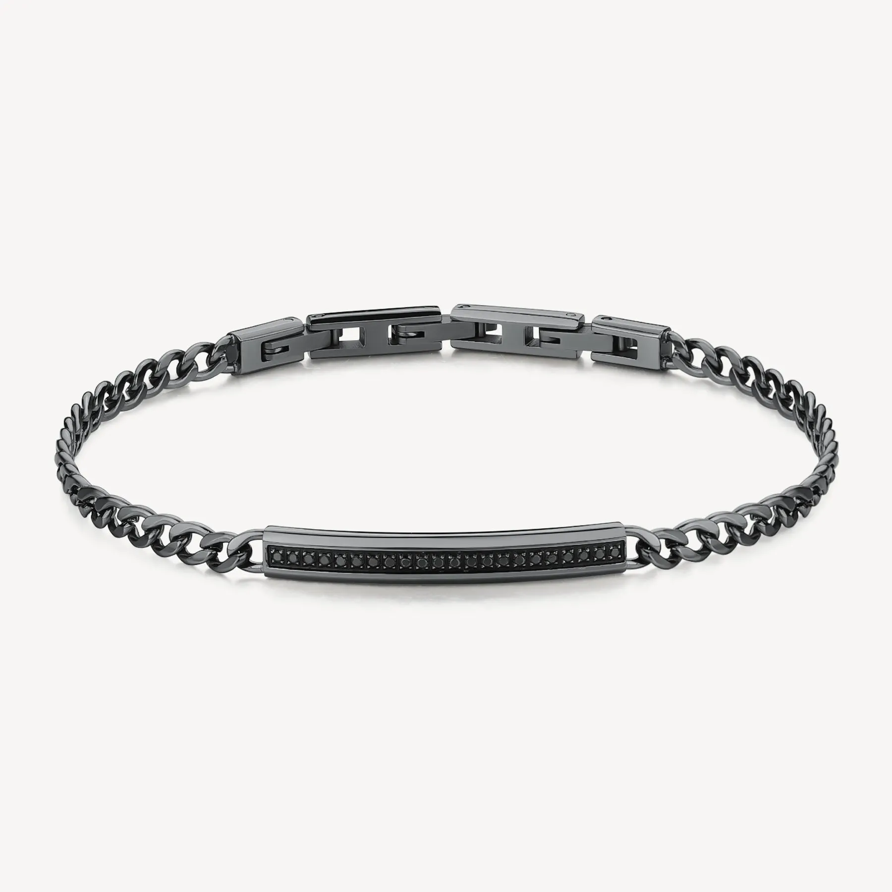 Bracciale Brosway uomo INK Mini Grumetta Nero