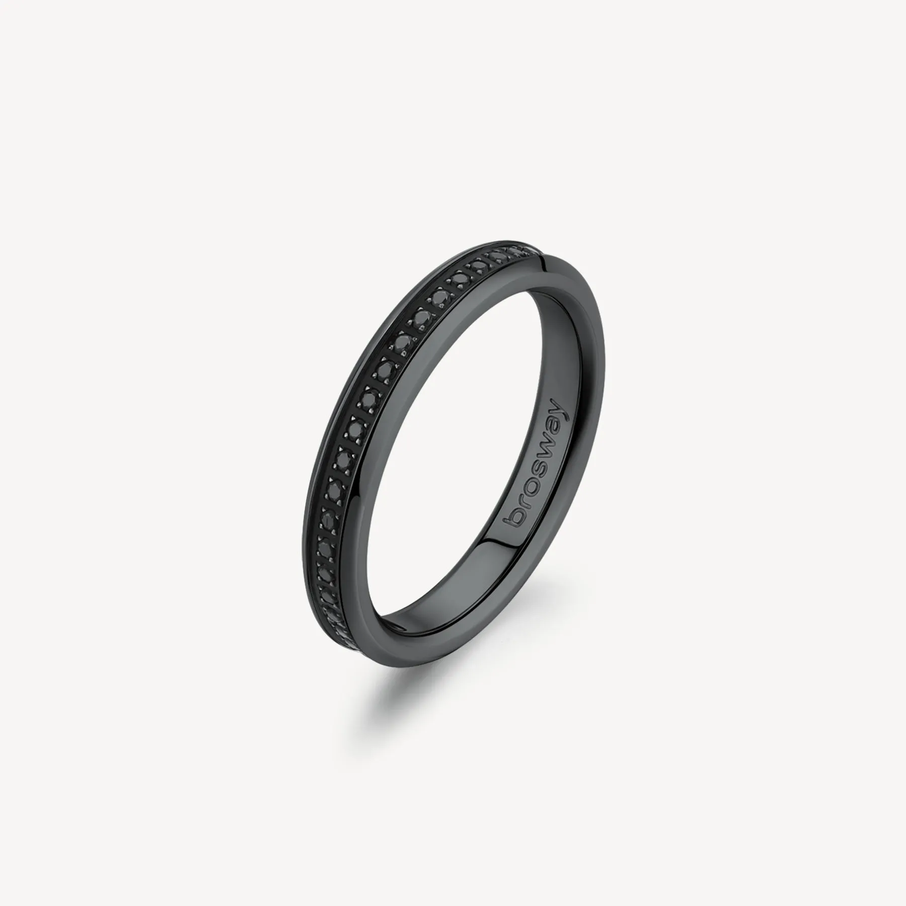 Anello Brosway Uomo Ink Nero