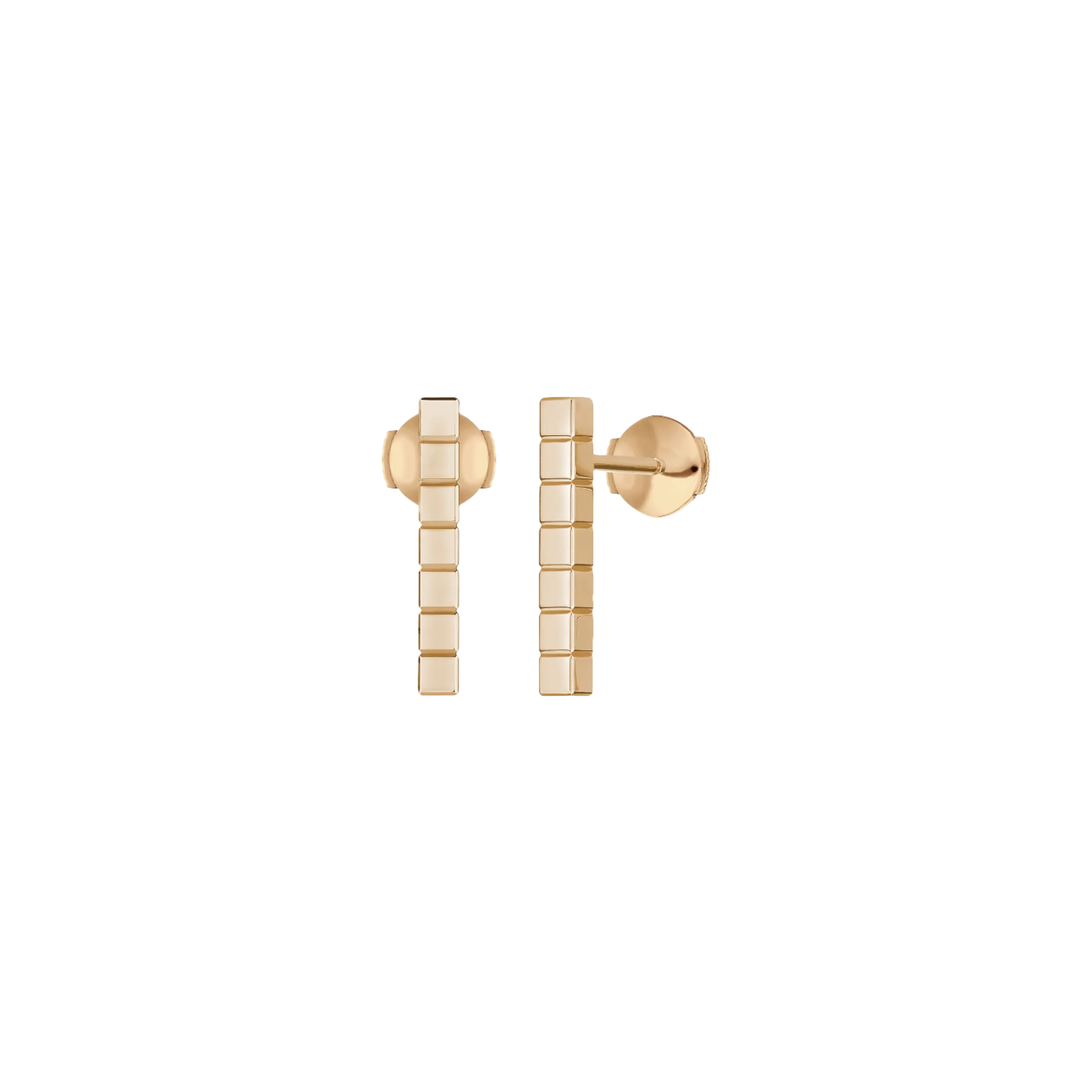 CHOPARD - ORECCHINI ICE CUBE PURE IN ORO ROSA - 837702-5001 - 837702-5001