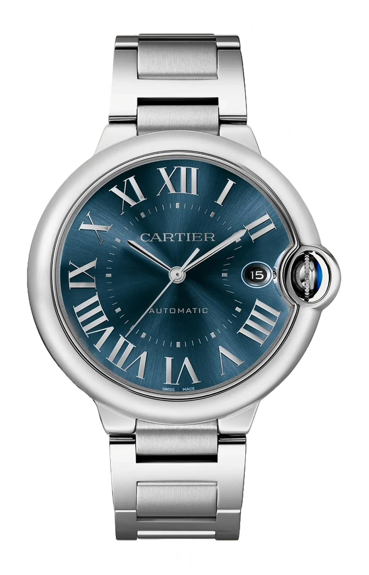 BALLON BLEU DE CARTIER, 40 MM,  AUTOMATICO, ACCIAO - WSBB0061