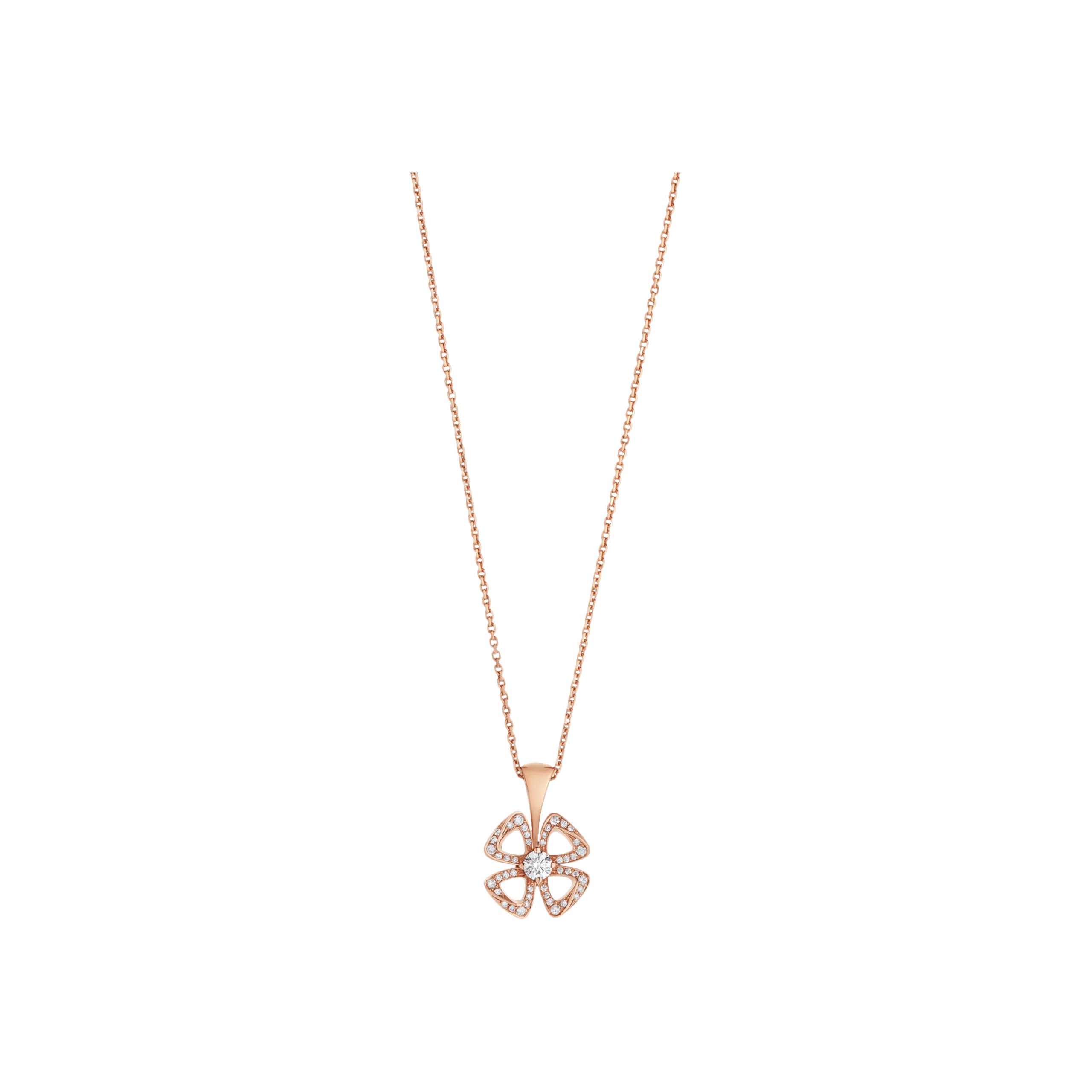 COLLANA FIOREVER IN ORO ROSA E DIAMANTI - CL859147 - CL859147