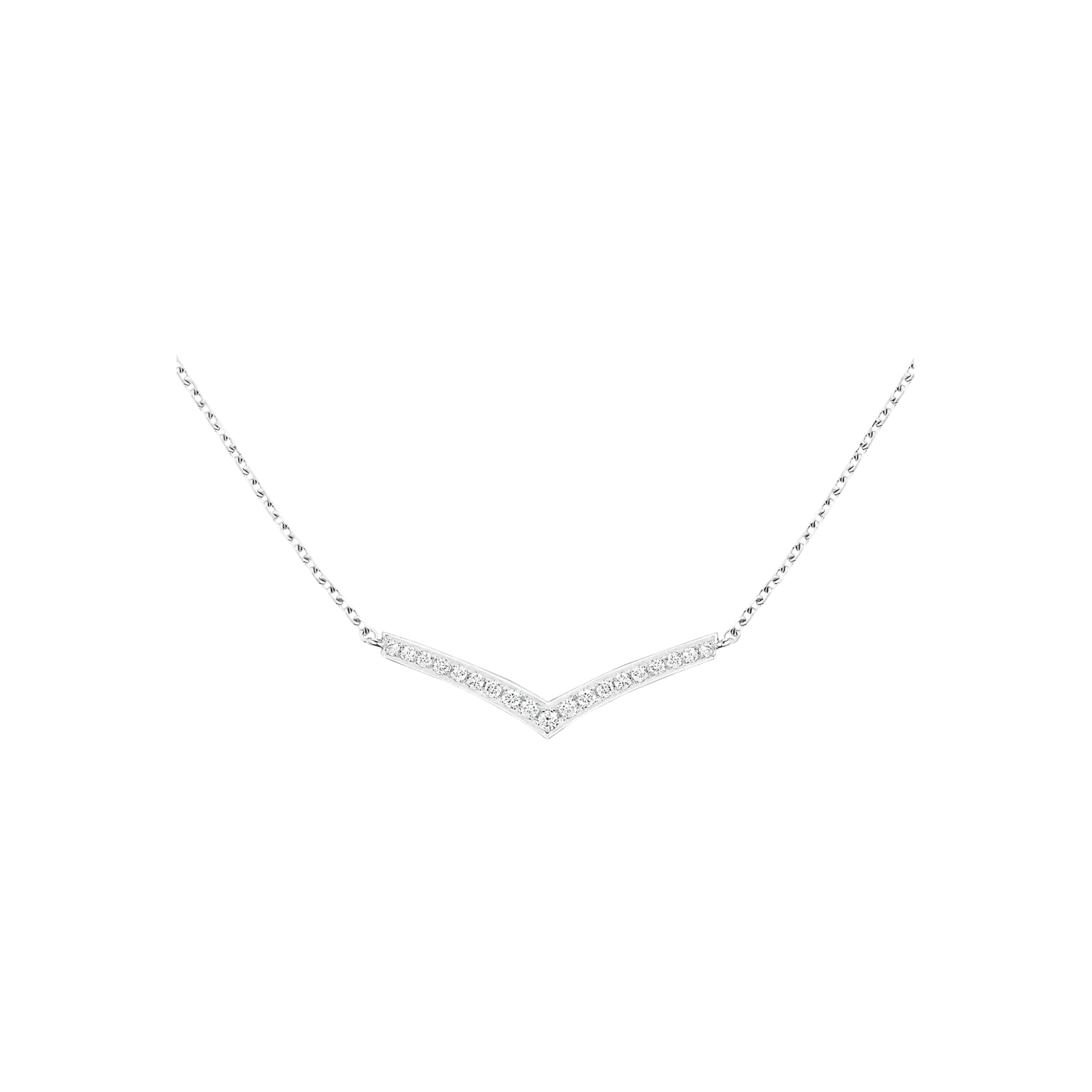 CHAUMET - COLLANA JOSÉPHINE AIGRETTE IN ORO BIANCO CON DIAMANTI - 084965 - 084965