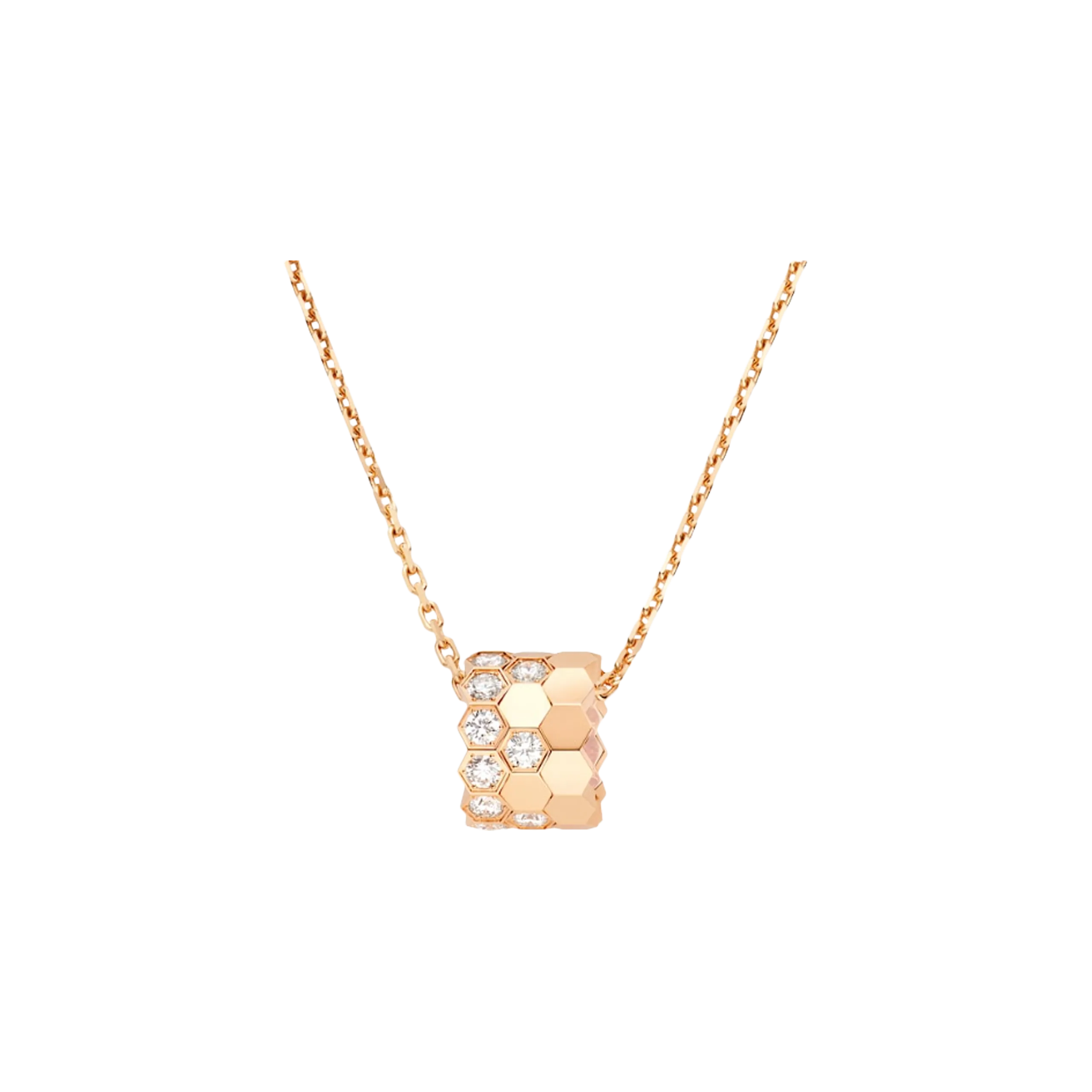CHAUMET - COLLANA BEE MY LOVE MISURA MEDIA IN ORO ROSA E DIAMANTI - 085420 - 085420