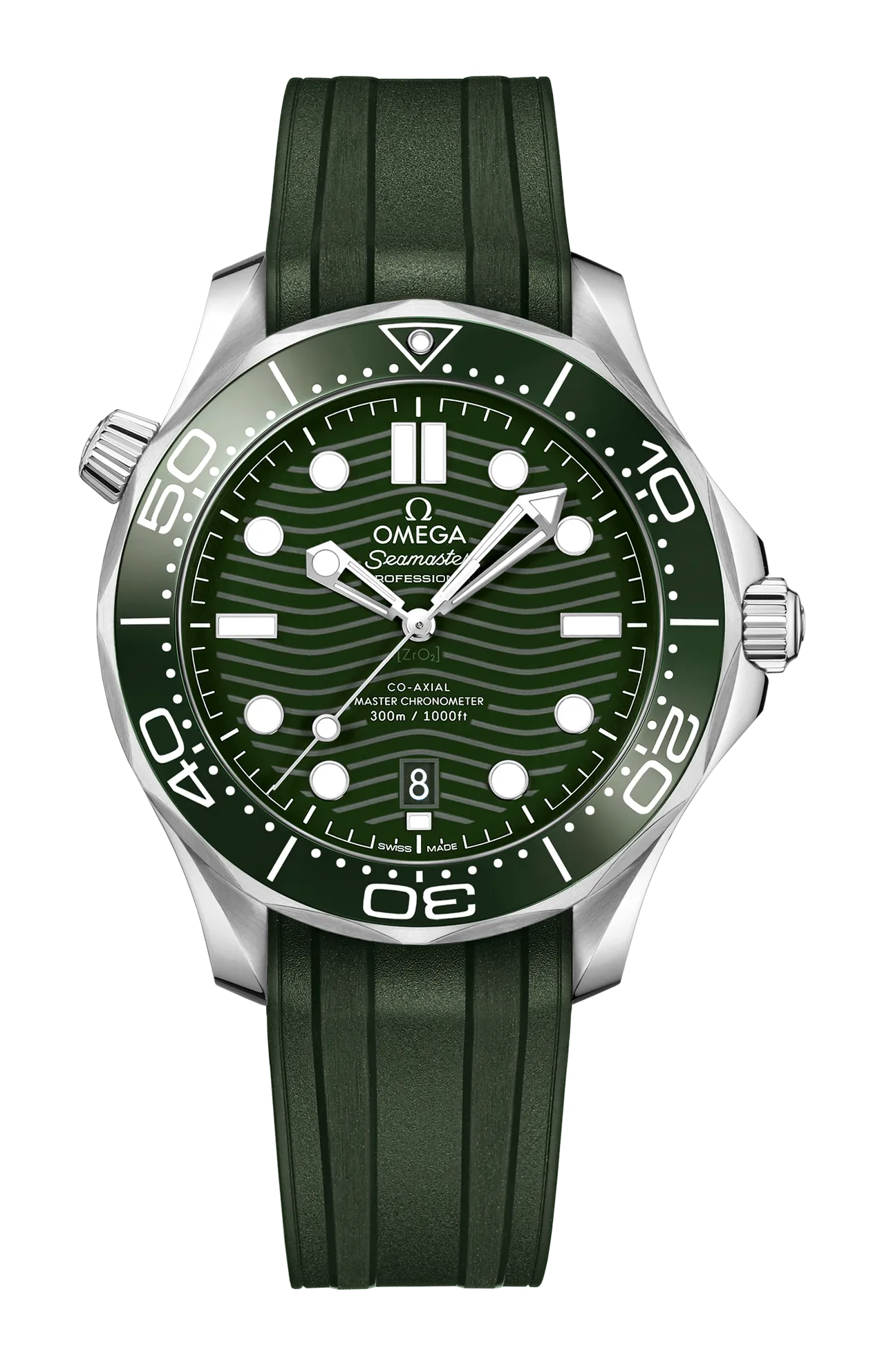 SEAMASTER DIVER 300M 42 MM, ACCIAIO SU CAUCCIÙ - 210.32.42.20.10.001