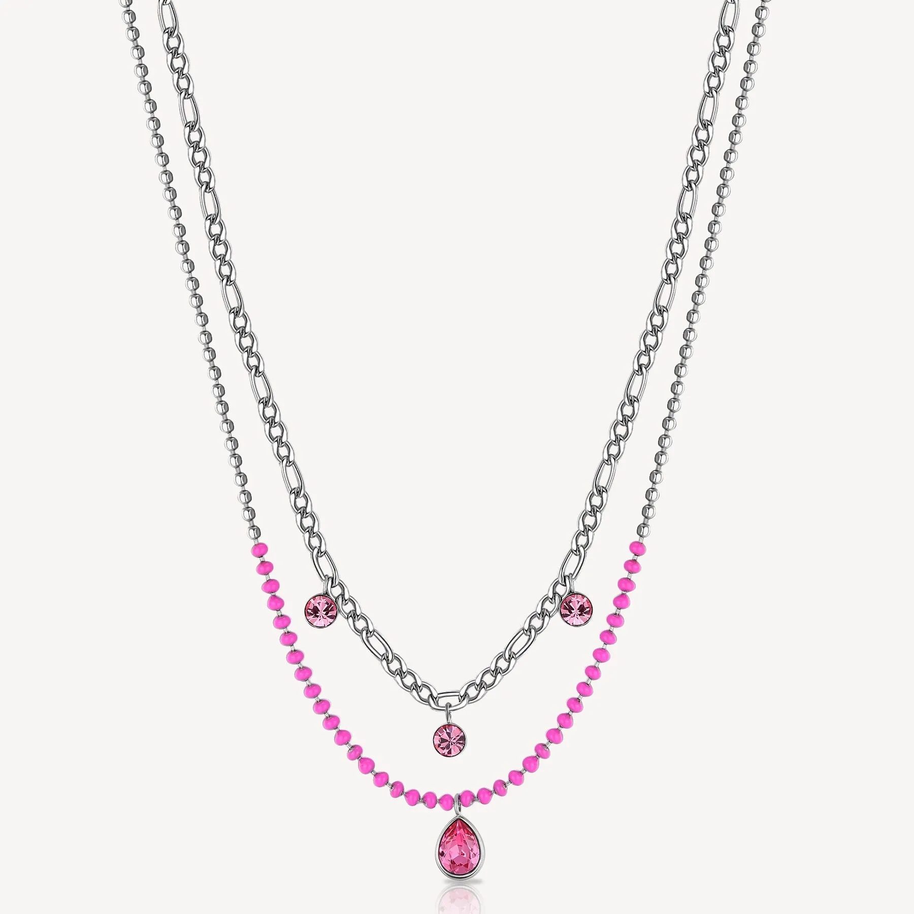 Collana Brosway donna Symphonia Fucsia