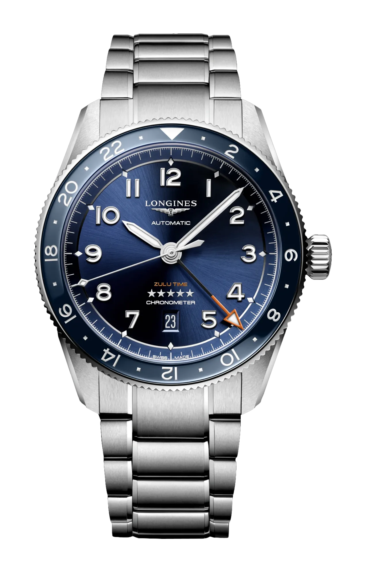 LONGINES SPIRIT ZULU TIME - L3.812.4.93.6