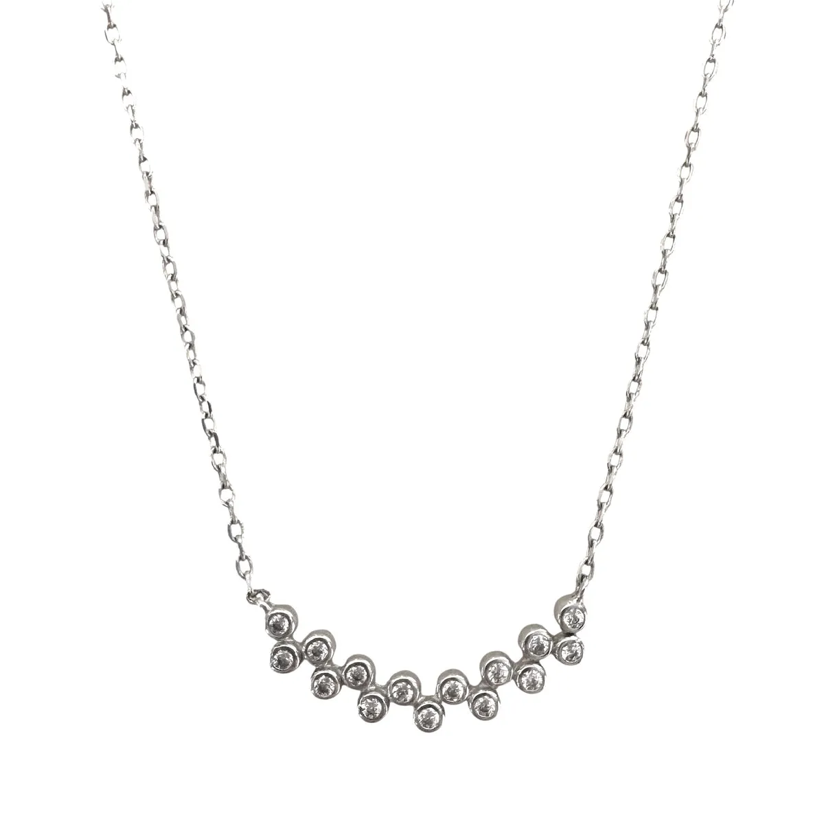 COLLANA BARRETTA E ZIRCONI