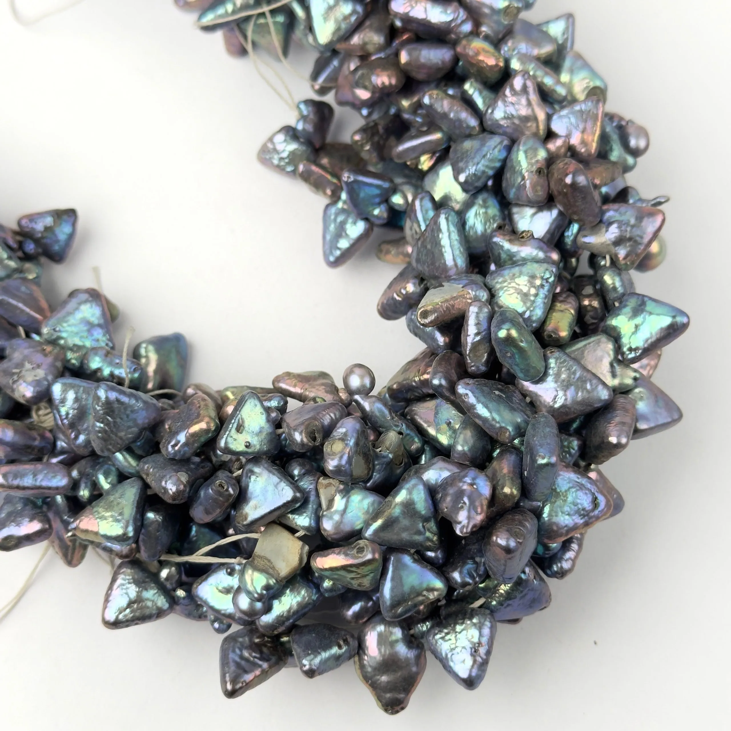 Perle di Fiume Freccia Lilla Metalizzato 14mm - Qualità A