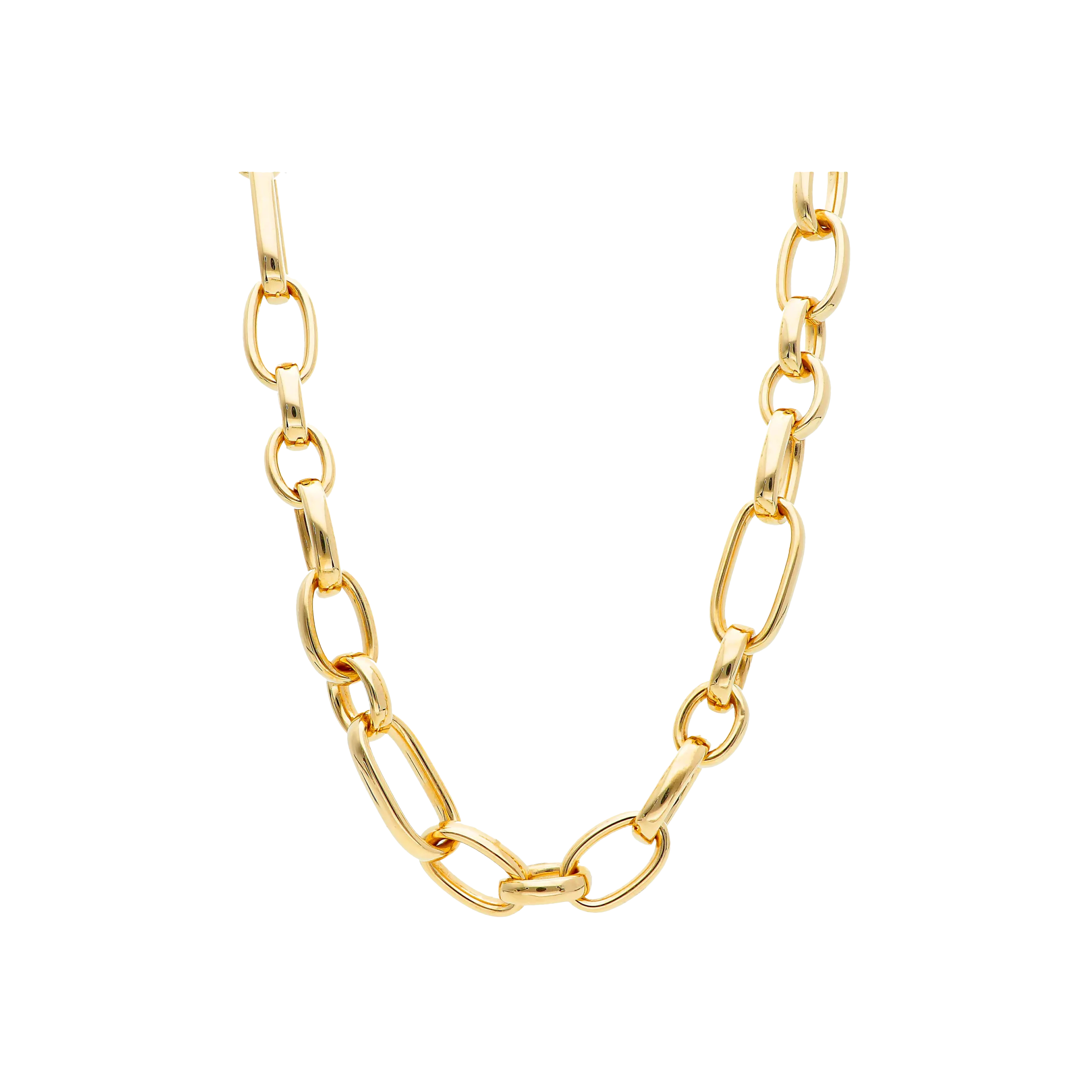 COLLANA ROLO' OVALE IN ORO GIALLO - 248622