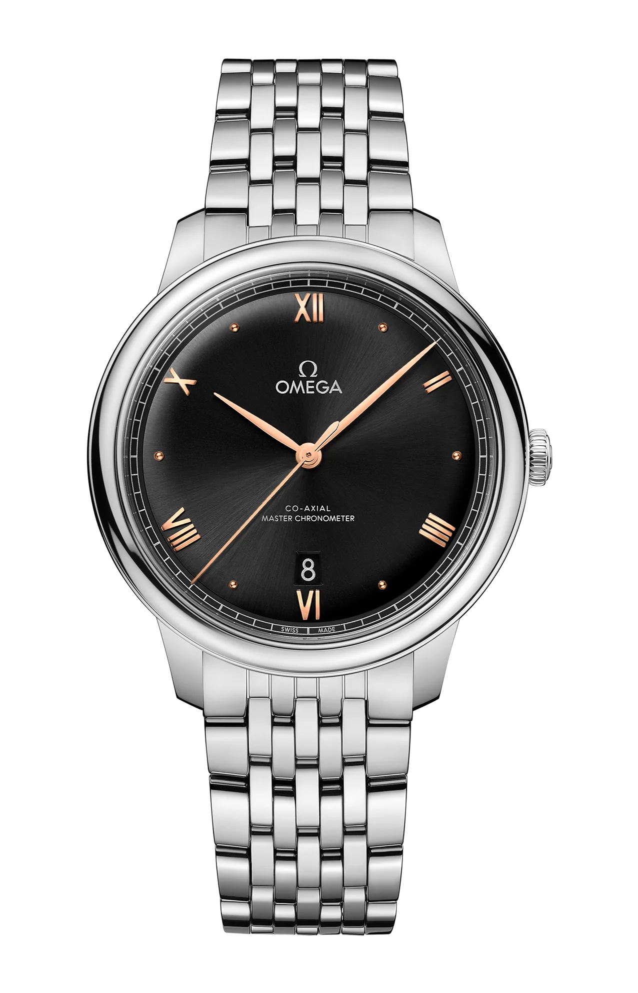 DE VILLE PRESTIGE 40 MM, ACCIAIO SU ACCIAIO - 434.10.40.20.01.001