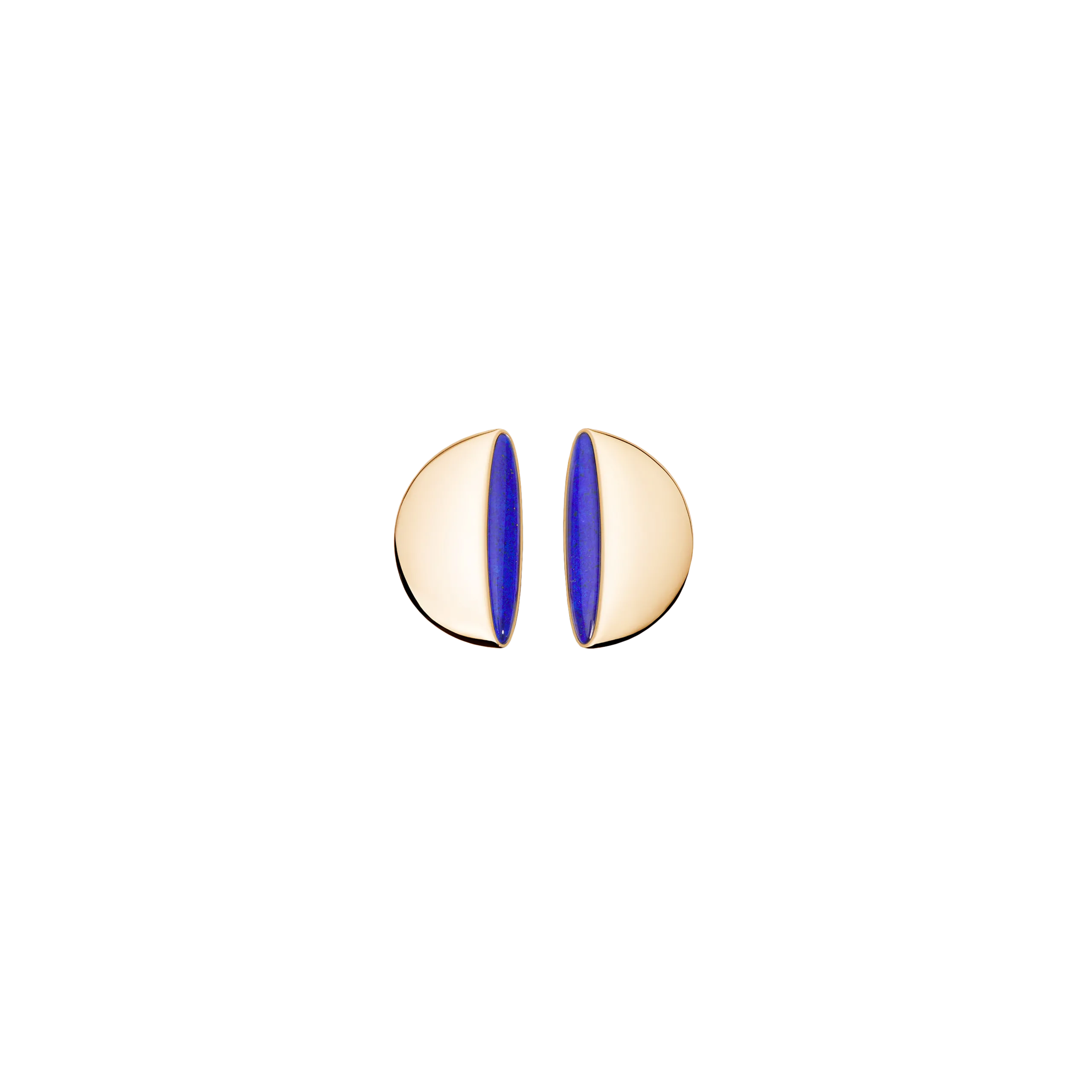 ORECCHINI ECLISSE MIDI IN ORO ROSA, LAPIS E CRISTALLO DI ROCCA - 0N1138B225