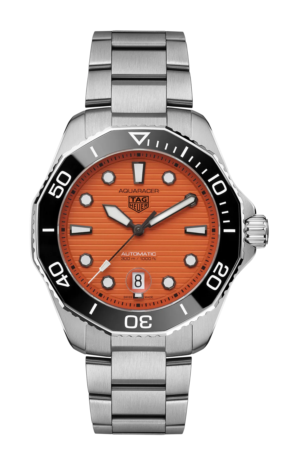 TAG HEUER AQUARACER PROFESSIONAL 300 ORANGE DIVER - WBP201F.BA0632