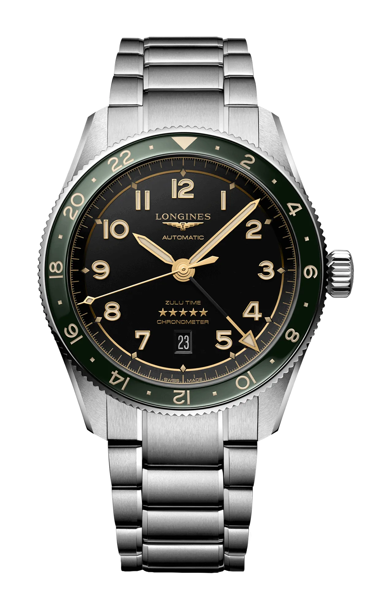 LONGINES SPIRIT ZULU TIME 39 MM - L3.802.4.63.6