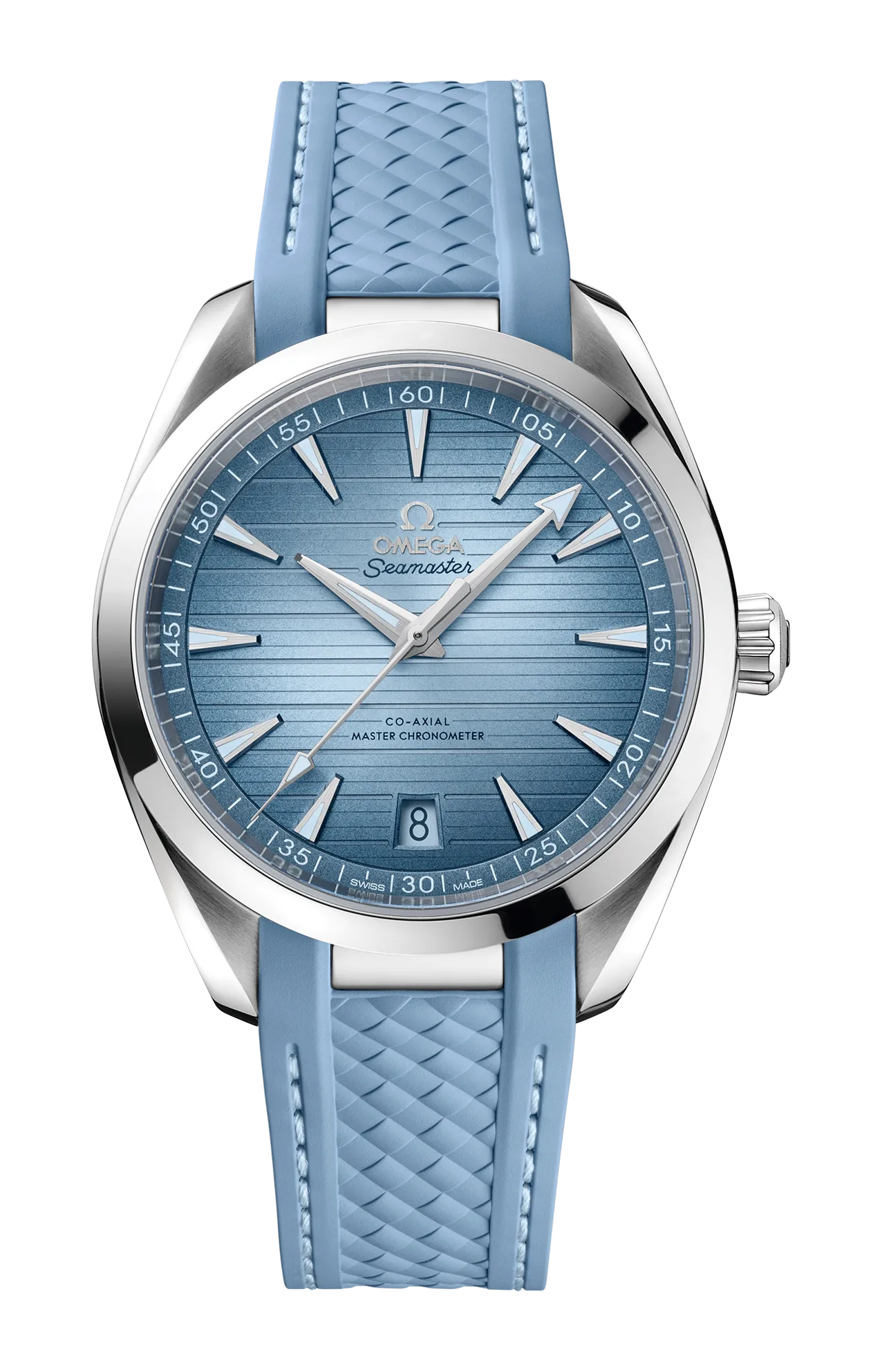 SEAMASTER AQUA TERRA 150M 41 MM, ACCIAIO SU CAUCCIÙ - 220.12.41.21.03.008