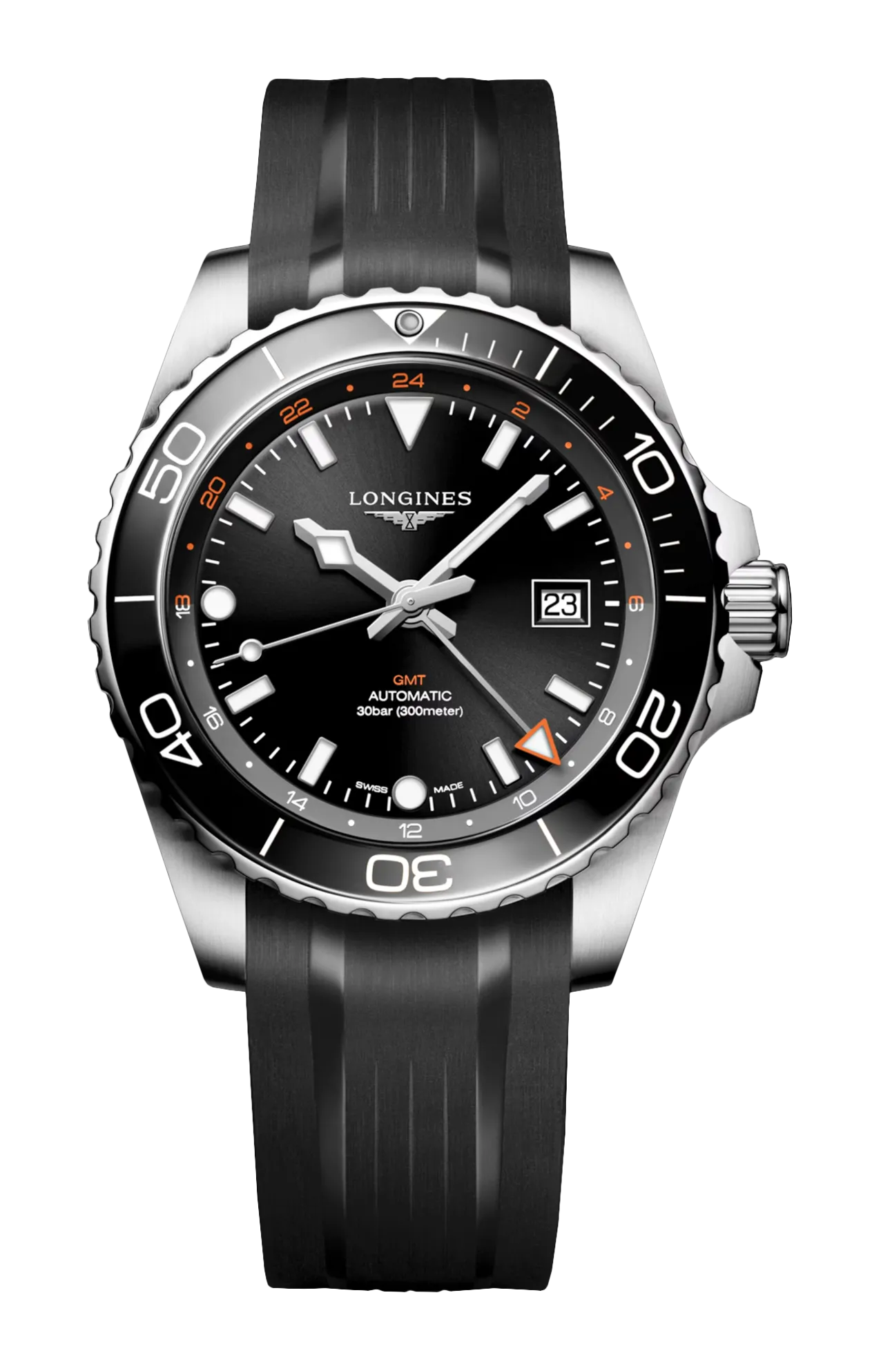 HYDROCONQUEST GMT 43 MM - L3.890.4.56.9