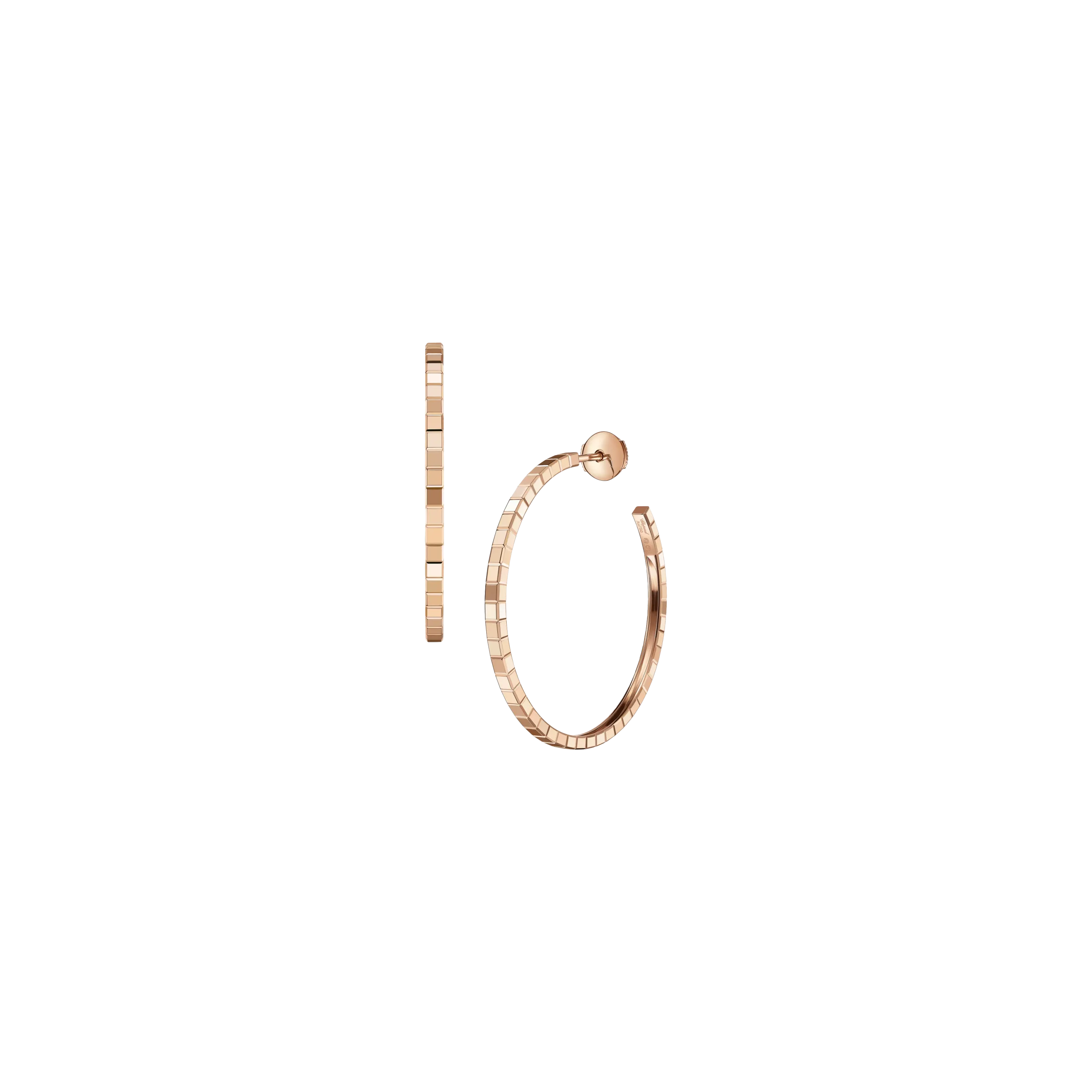 ORECCHINI ICE CUBE IN ORO ROSA - 837702-5007