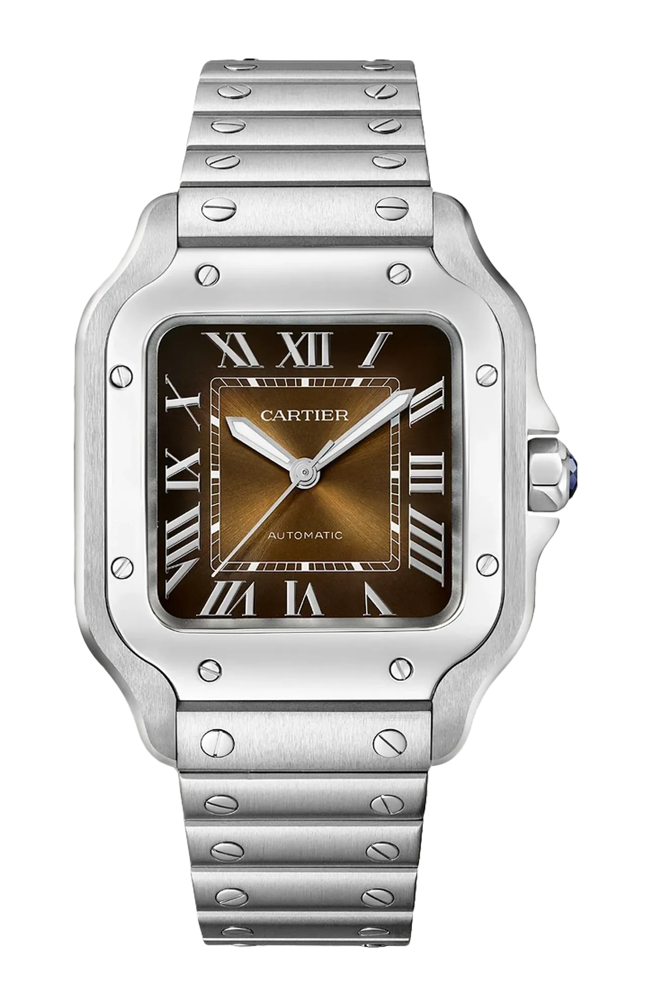 SANTOS DE CARTIER, MODELLO MEDIO, ACCIAIO, AUTOMATICO - WSSA0065