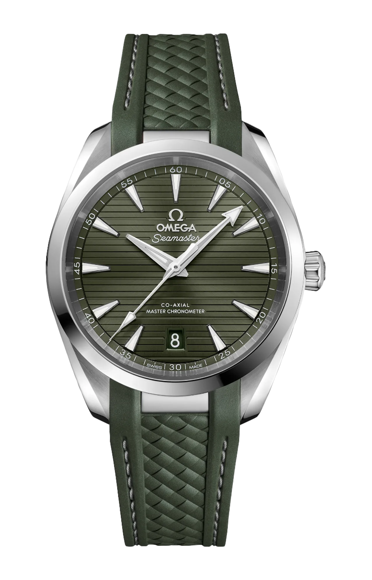 SEAMASTER AQUA TERRA 150M 34 MM, ACCIAIO SU CAUCCIÙ - 220.12.38.20.10.001