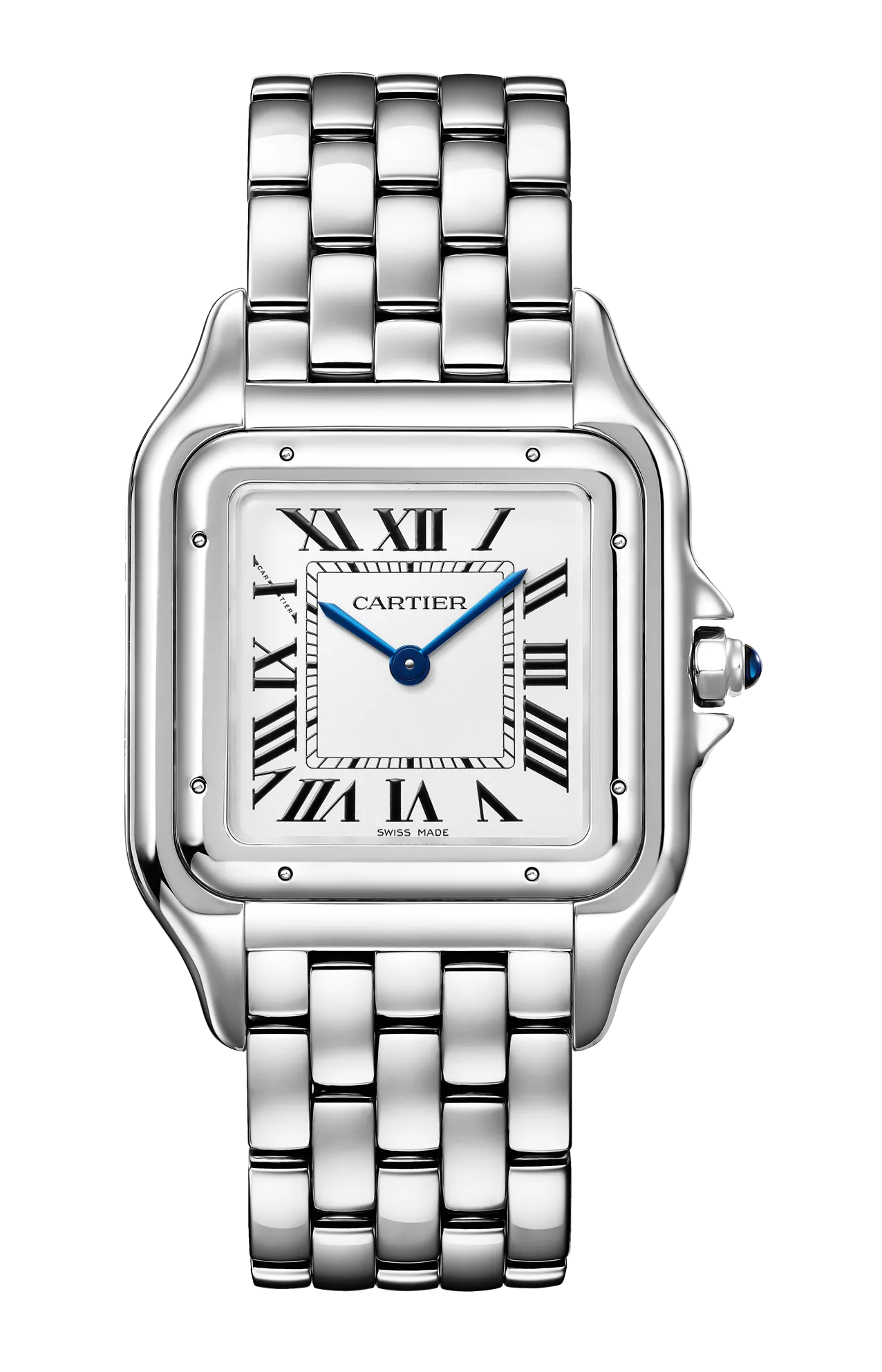 PANTHÈRE DE CARTIER, MODELLO GRANDE, ACCIAIO, QUARZO - WSPN0016
