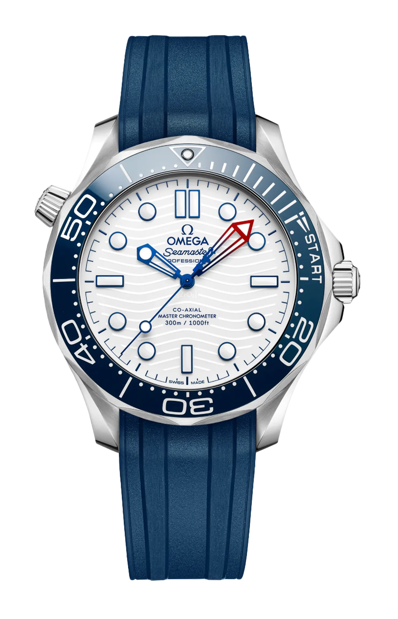 SEAMASTER DIVER 300M 42 MM, ACCIAIO SU CAUCCIÙ - 210.32.42.20.04.002
