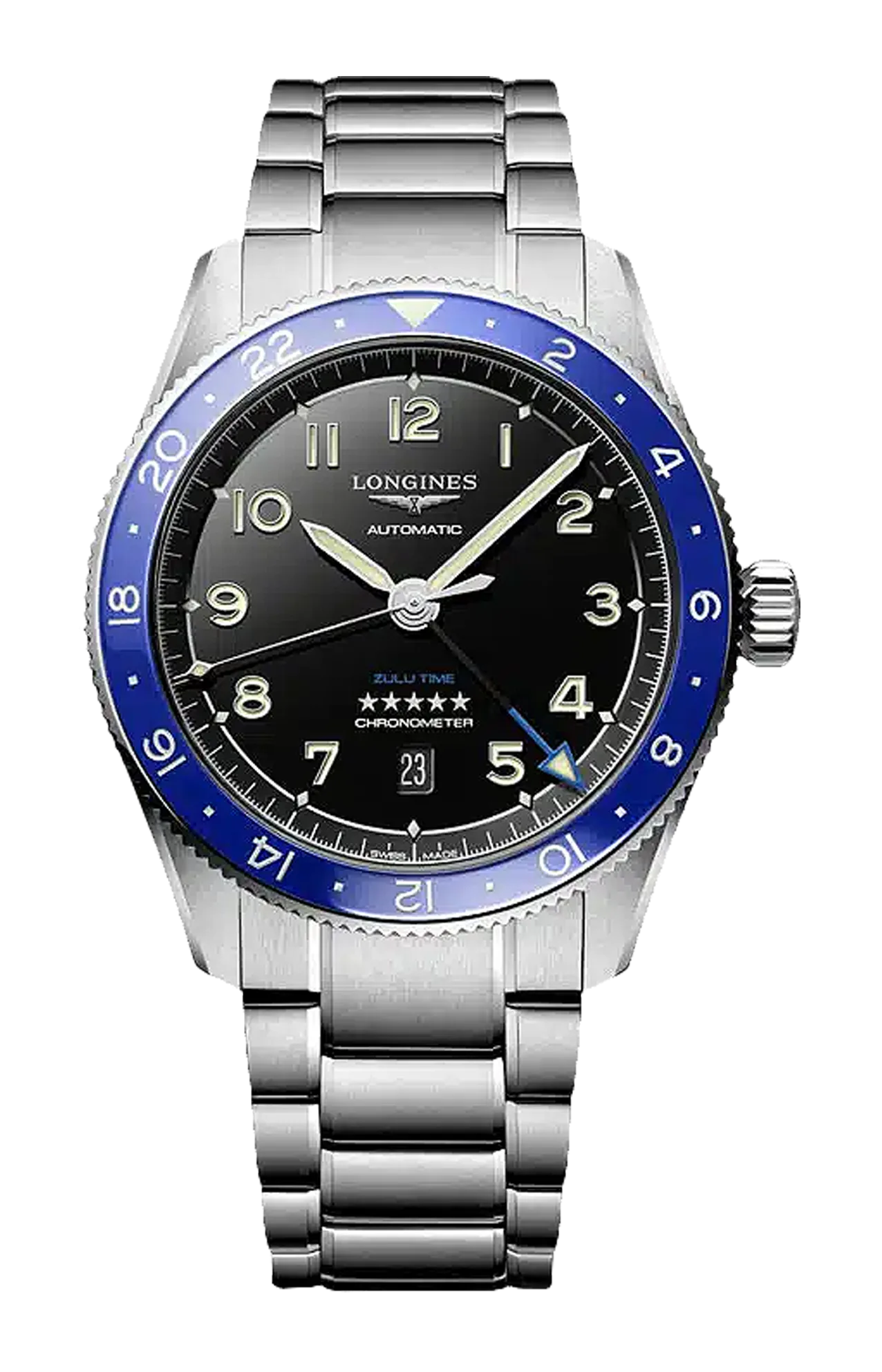 LONGINES AVIGATION LONGINES SPIRIT ZULU TIME - LIMITED EDITION - L3.812.4.59.6