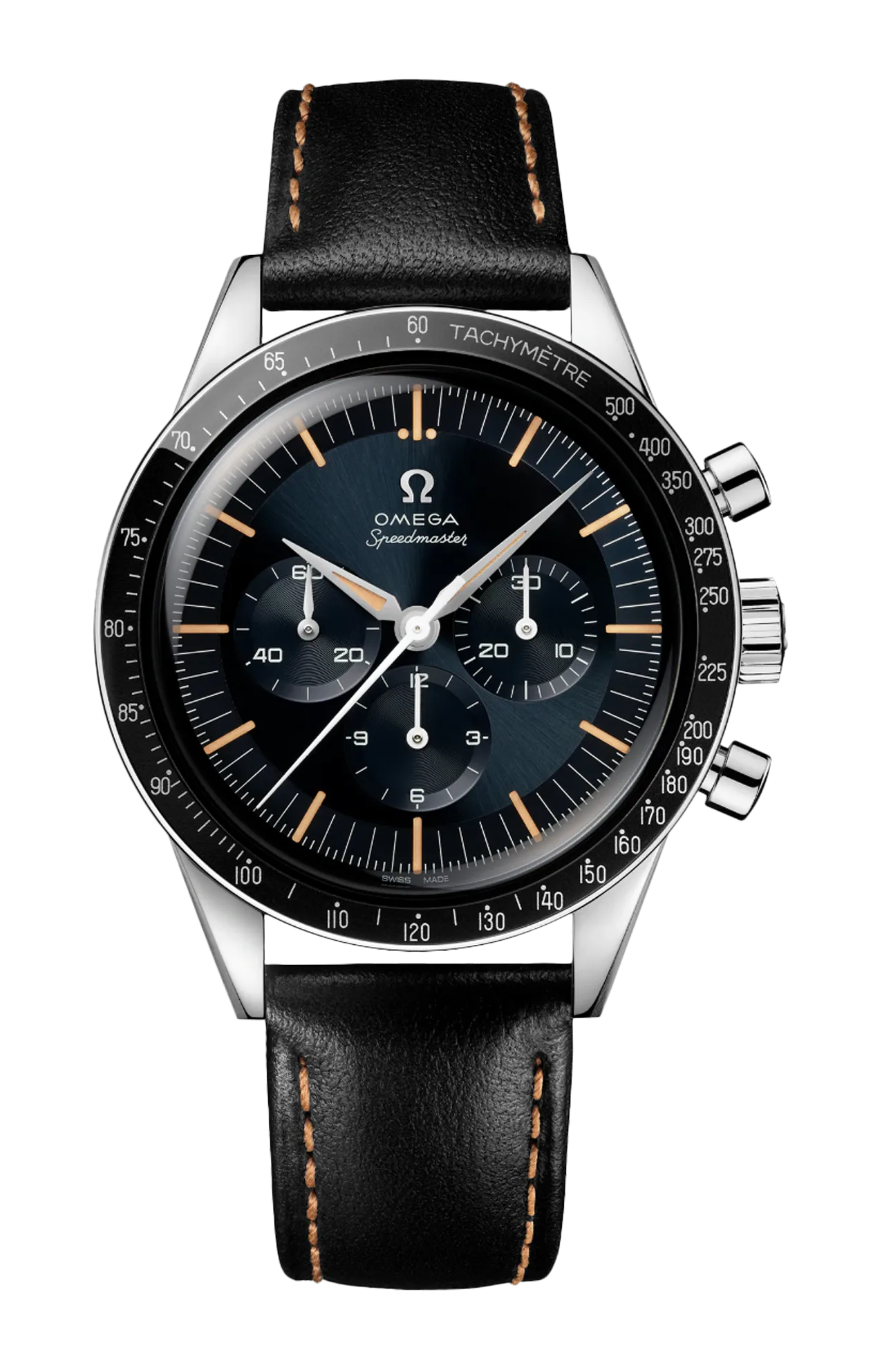 SPEEDMASTER FIRST OMEGA IN SPACE 39,7 MM, ACCIAIO SU PELLE - 310.32.40.50.06.001