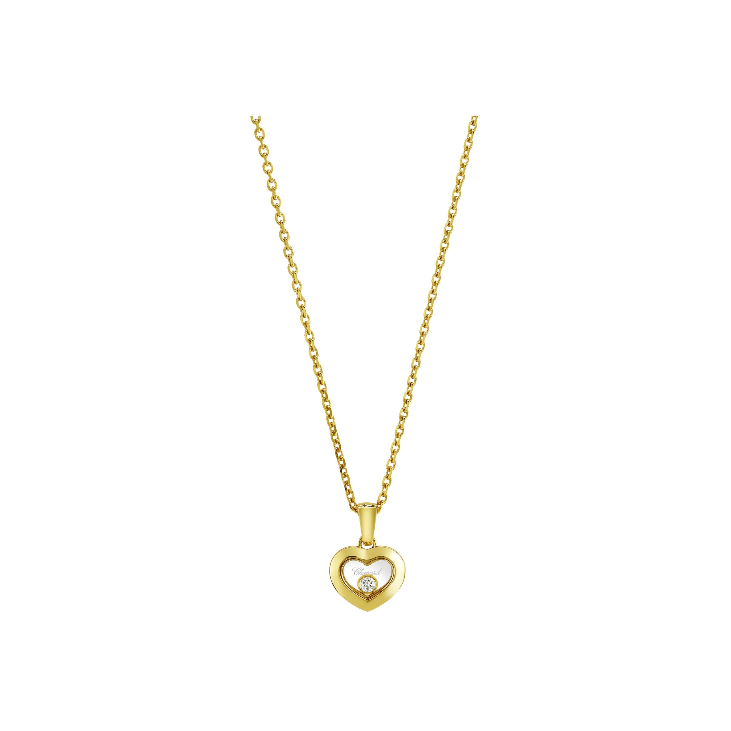 CHOPARD - COLLANA HAPPY DIAMONDS ICONS ORO GIALLO ETICO, DIAMANTE - 79A054-0001