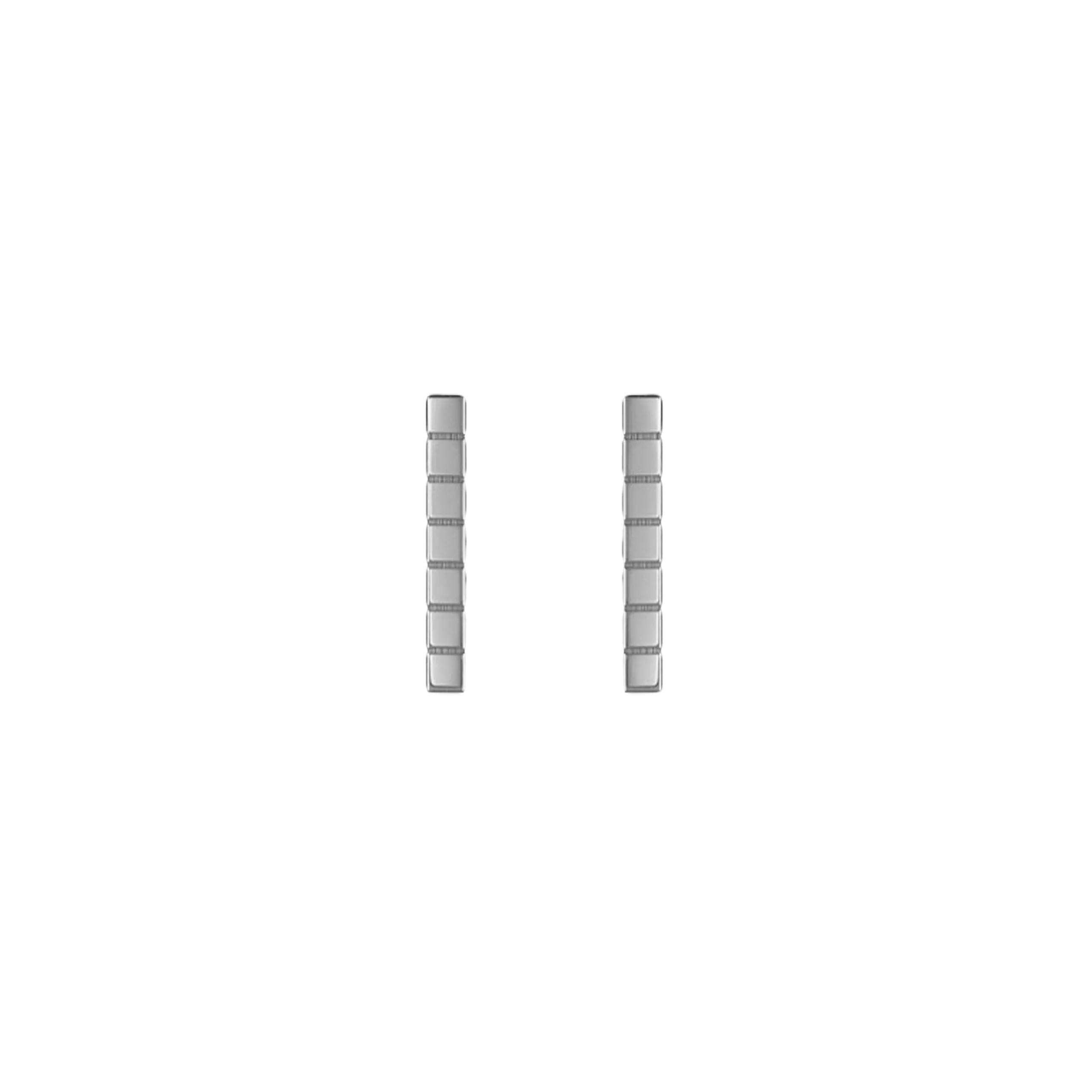 CHOPARD - ORECCHINI ICE CUBE, ORO BIANCO ETICO - 837702-1001