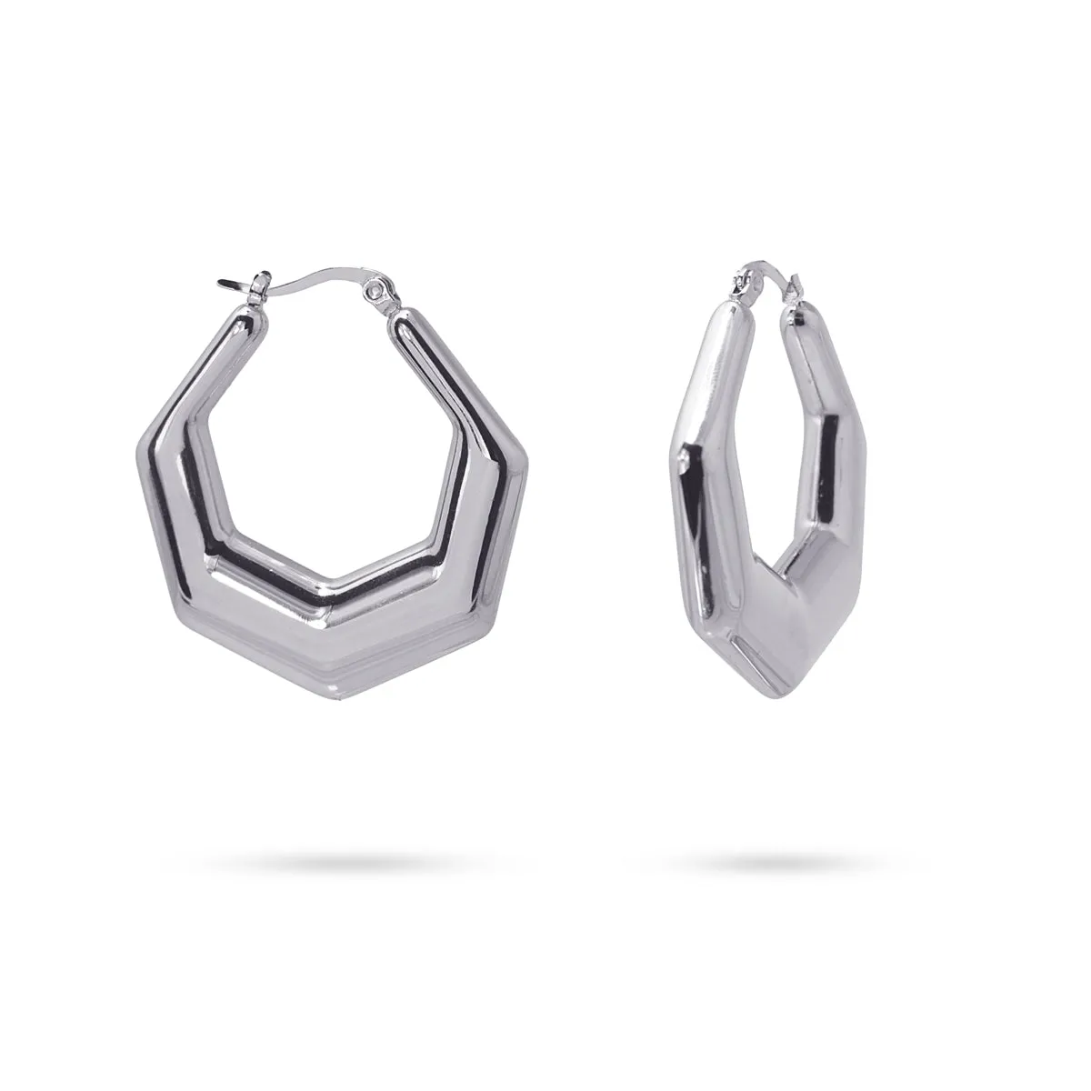 Orecchini donna Anartxy Cerchio esagonale