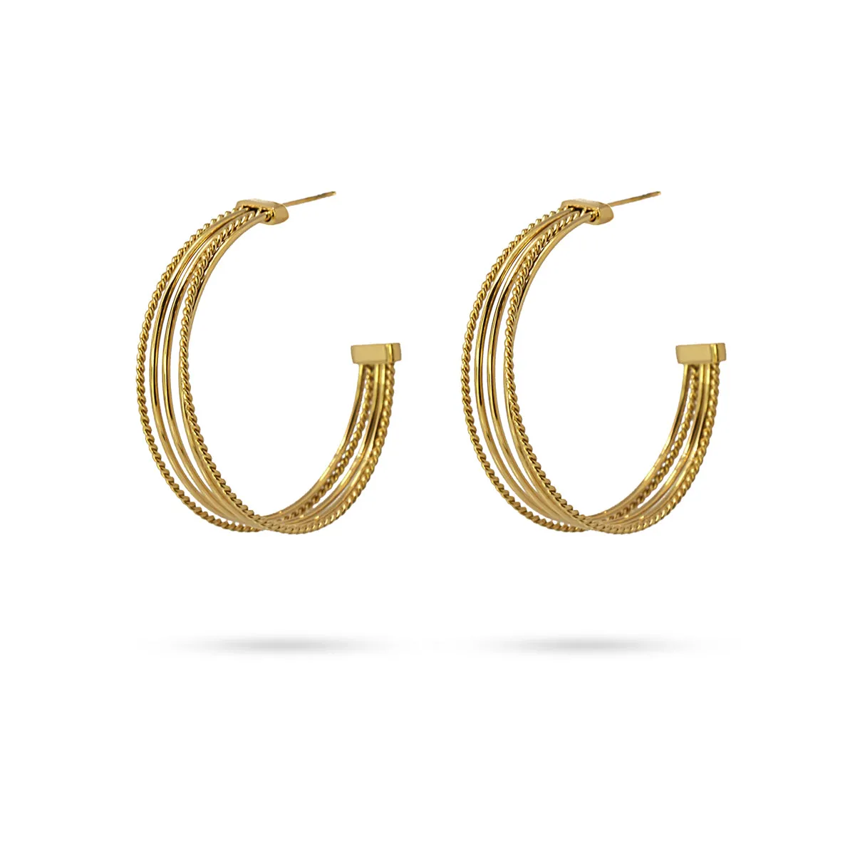 Orecchini Anartxy donna cerchio multifilo