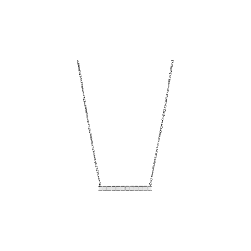 CHOPARD - COLLANA ICE CUBE, ORO BIANCO ETICO - 817702-1001