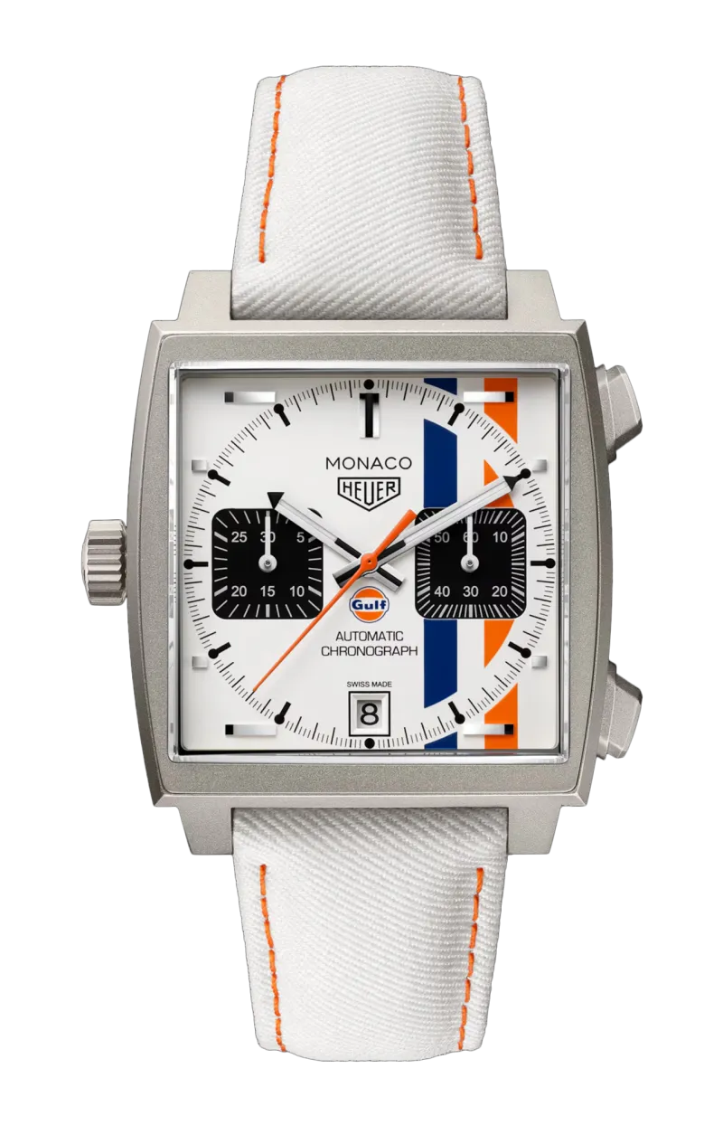 TAG HEUER MONACO CHRONOGRAPH X GULF - LIMITED EDITION - CAW218G.EB0393
