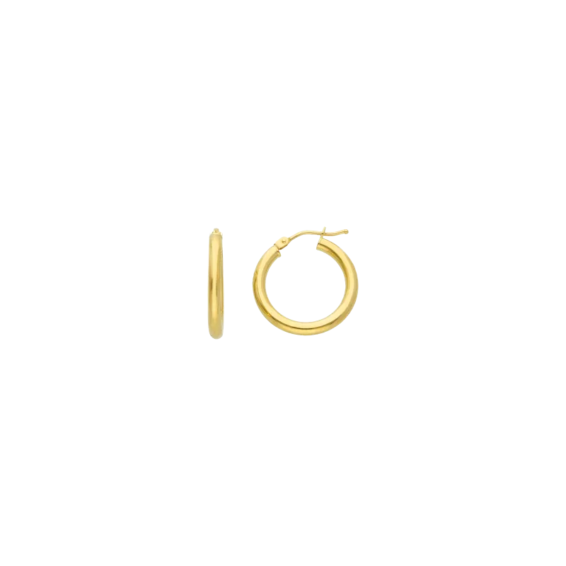 ORECCHINI IN ORO GIALLO A CERCHIO PICCOLO Ø 15 MM - 268969