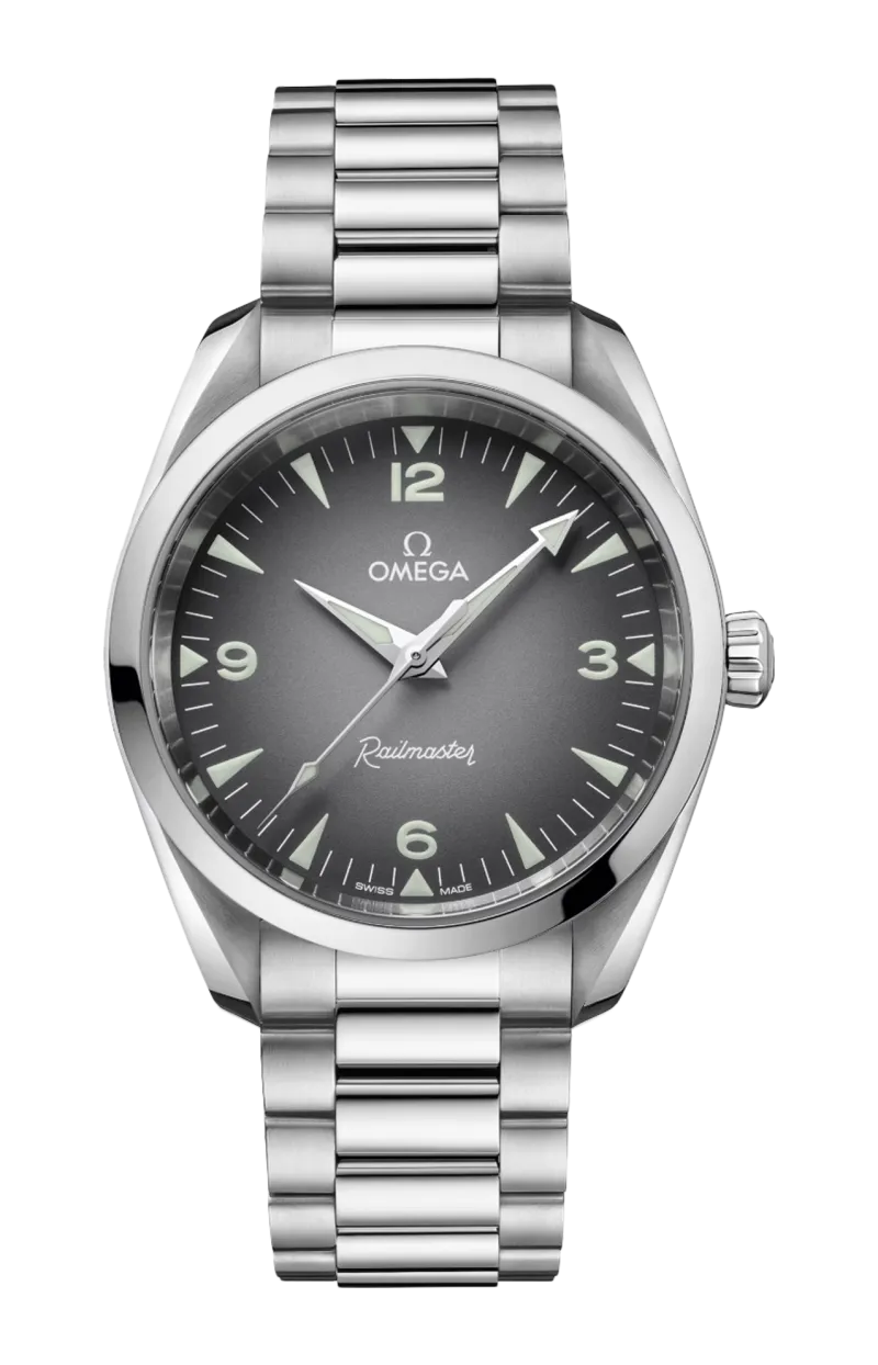 SEAMASTER RAILMASTER 38 MM, ACCIAIO SU ACCIAIO - 235.10.38.20.06.001