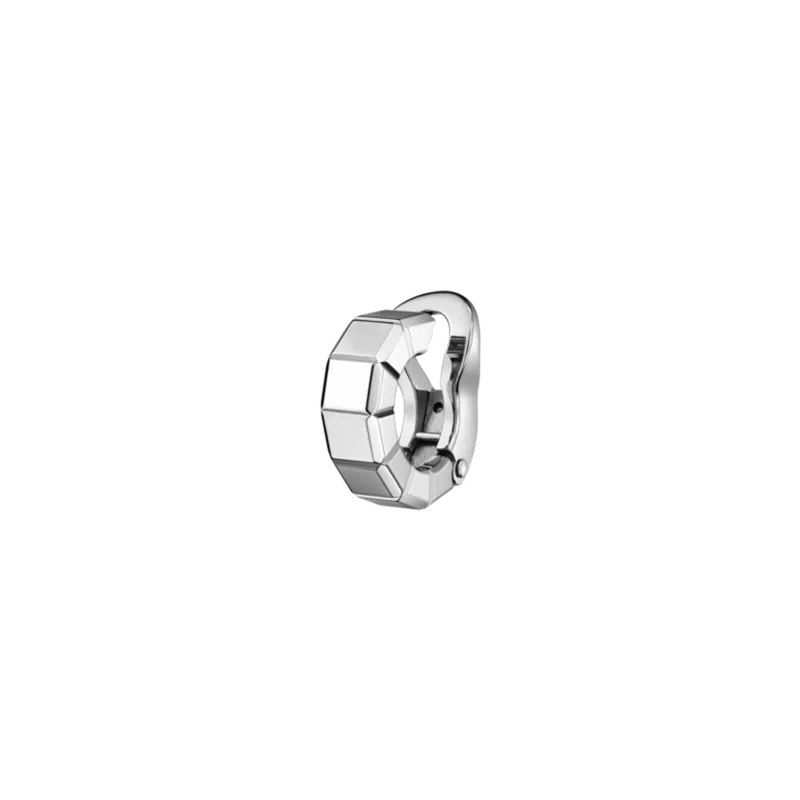 CHOPARD - ORECCHINO SINGOLO A CLIP ICE CUBE, ORO BIANCO ETICO - 849834-1001