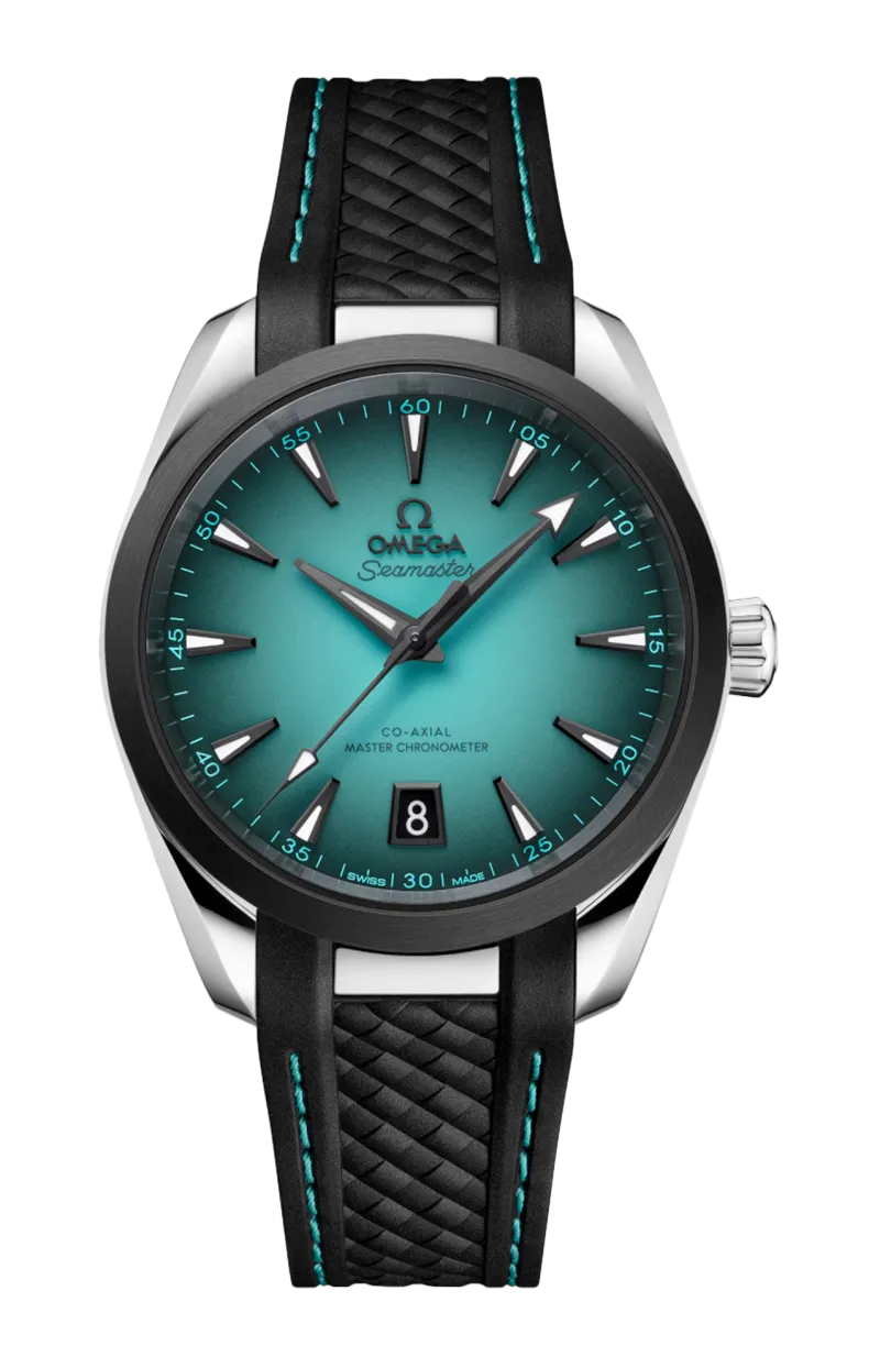 SEAMASTER AQUA TERRA 150M 38 MM, ACCIAIO SU CAUCCIÙ - 220.32.38.20.03.001