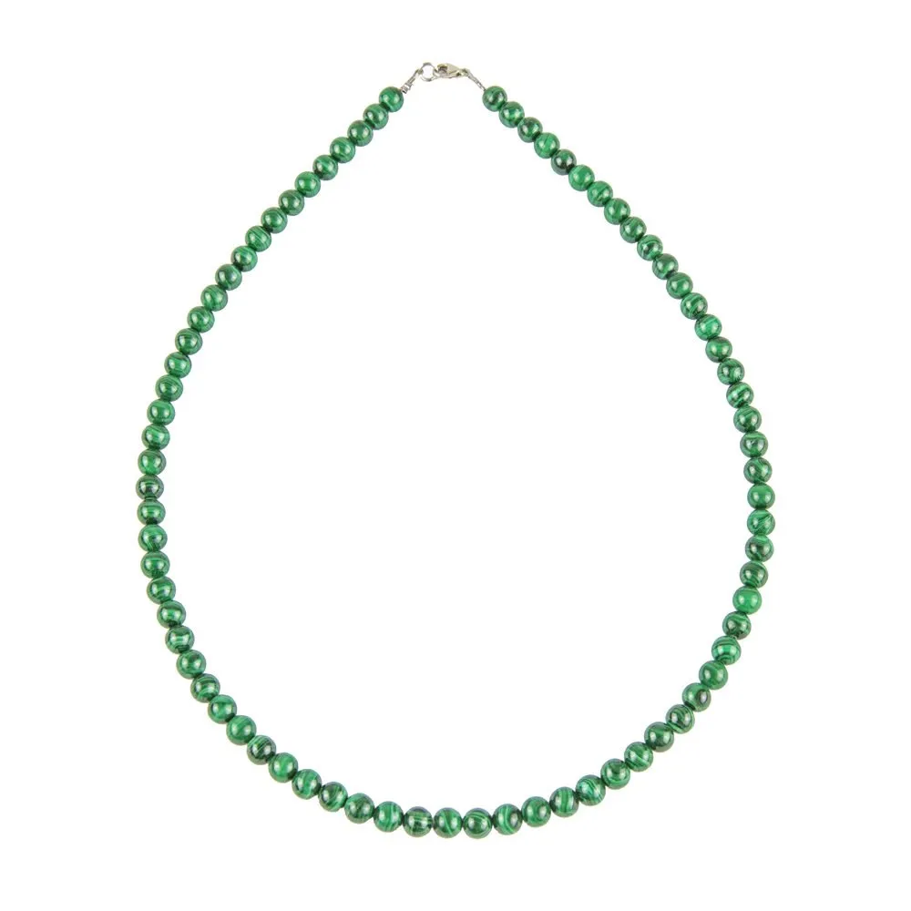 Collana in Malachite – Pietre sferiche