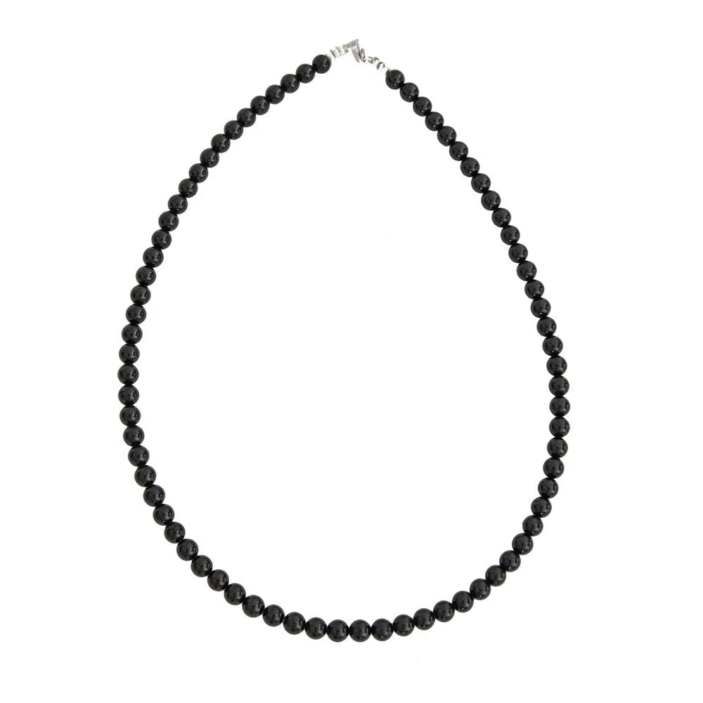 Collana con Tormalina Nera – Pietre Sferiche